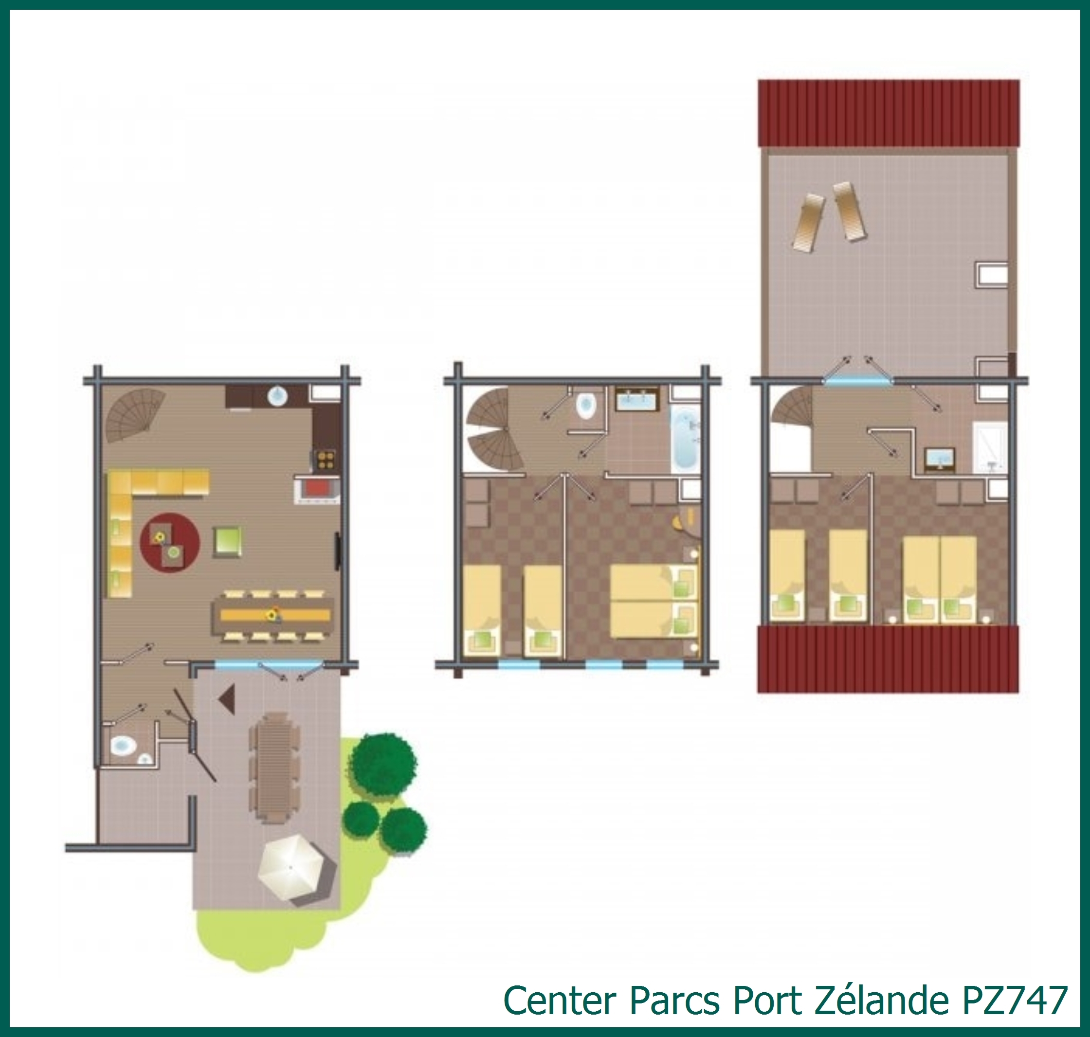 Cottage Premium PZ747 à Port Zélande