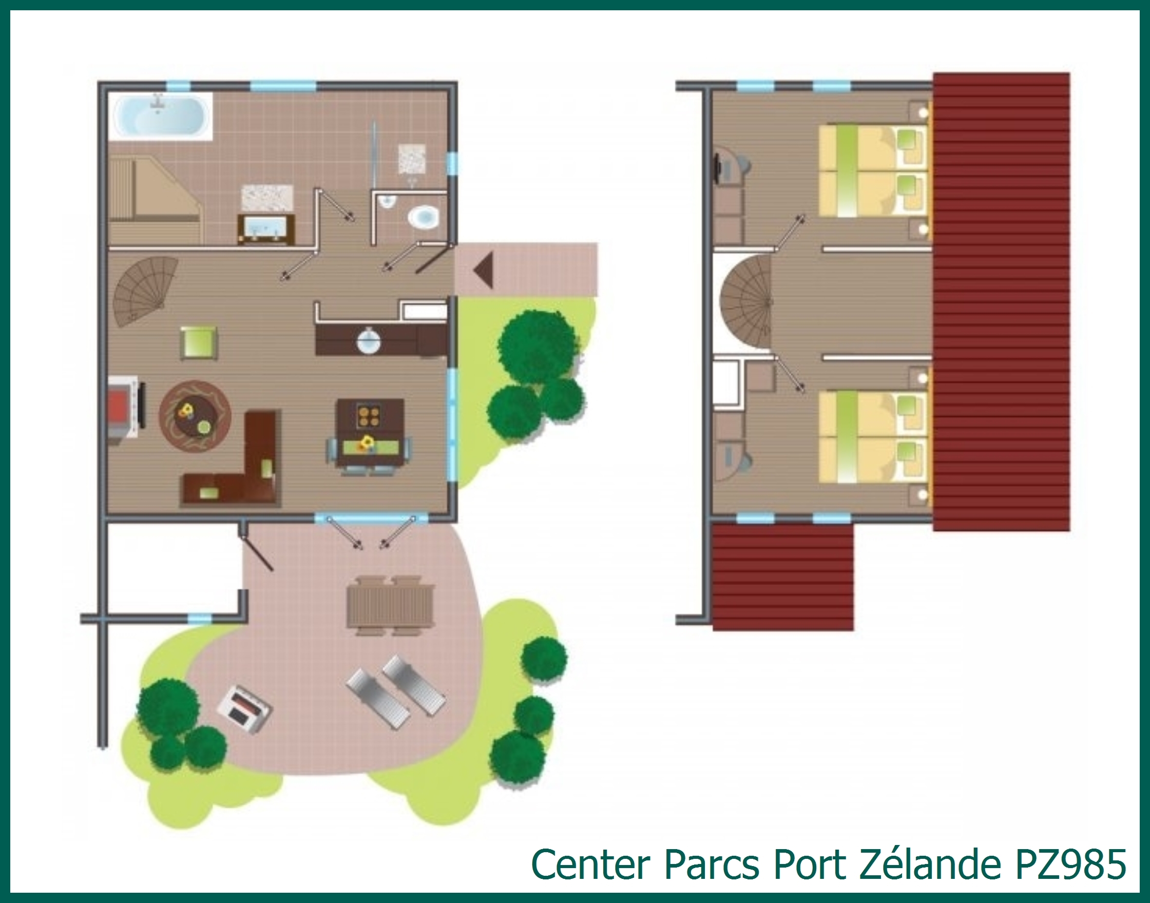 Cottage VIP PZ985 à Port Zélande