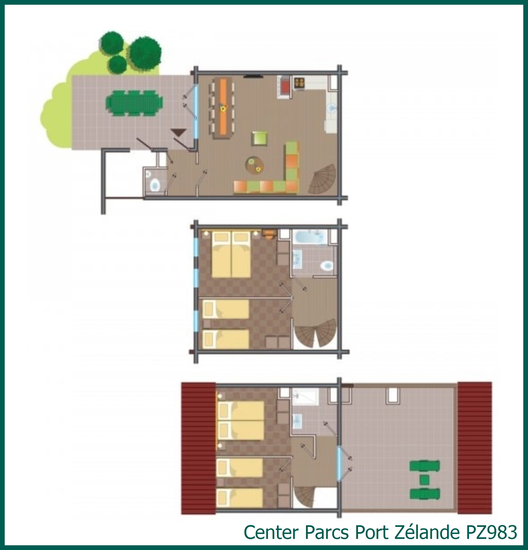 Comfort cottage PZ983 in Port Zélande