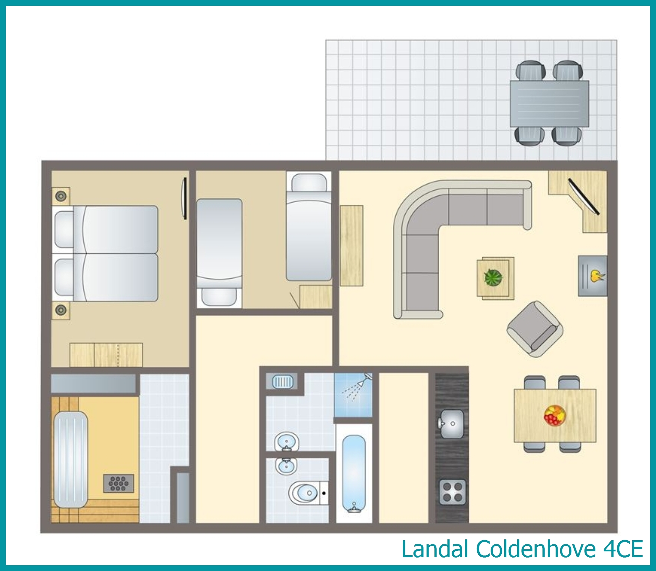 4-persoons bungalow 4CE in Coldenhove