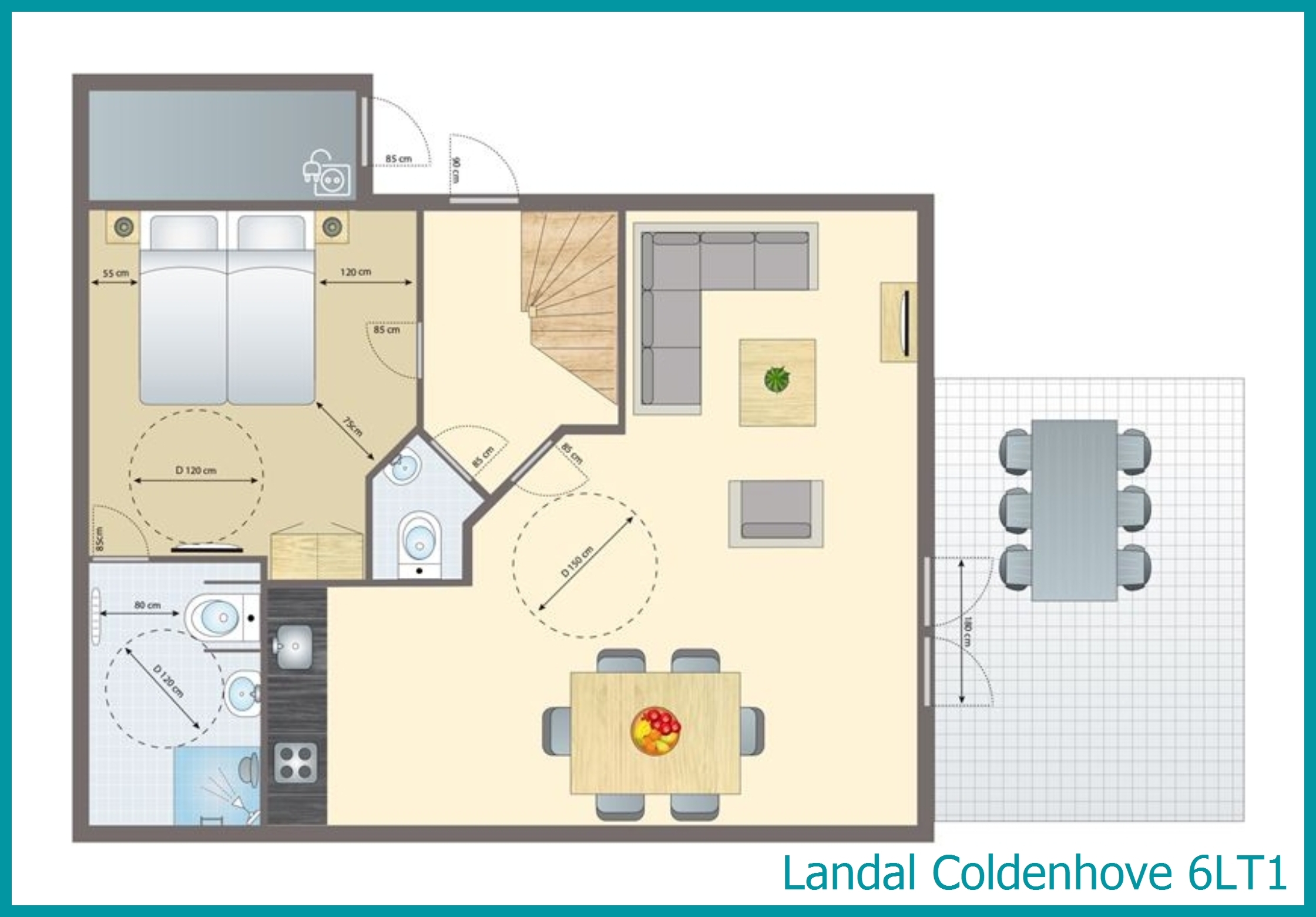 6-persoons bungalow 6LT1 in Coldenhove