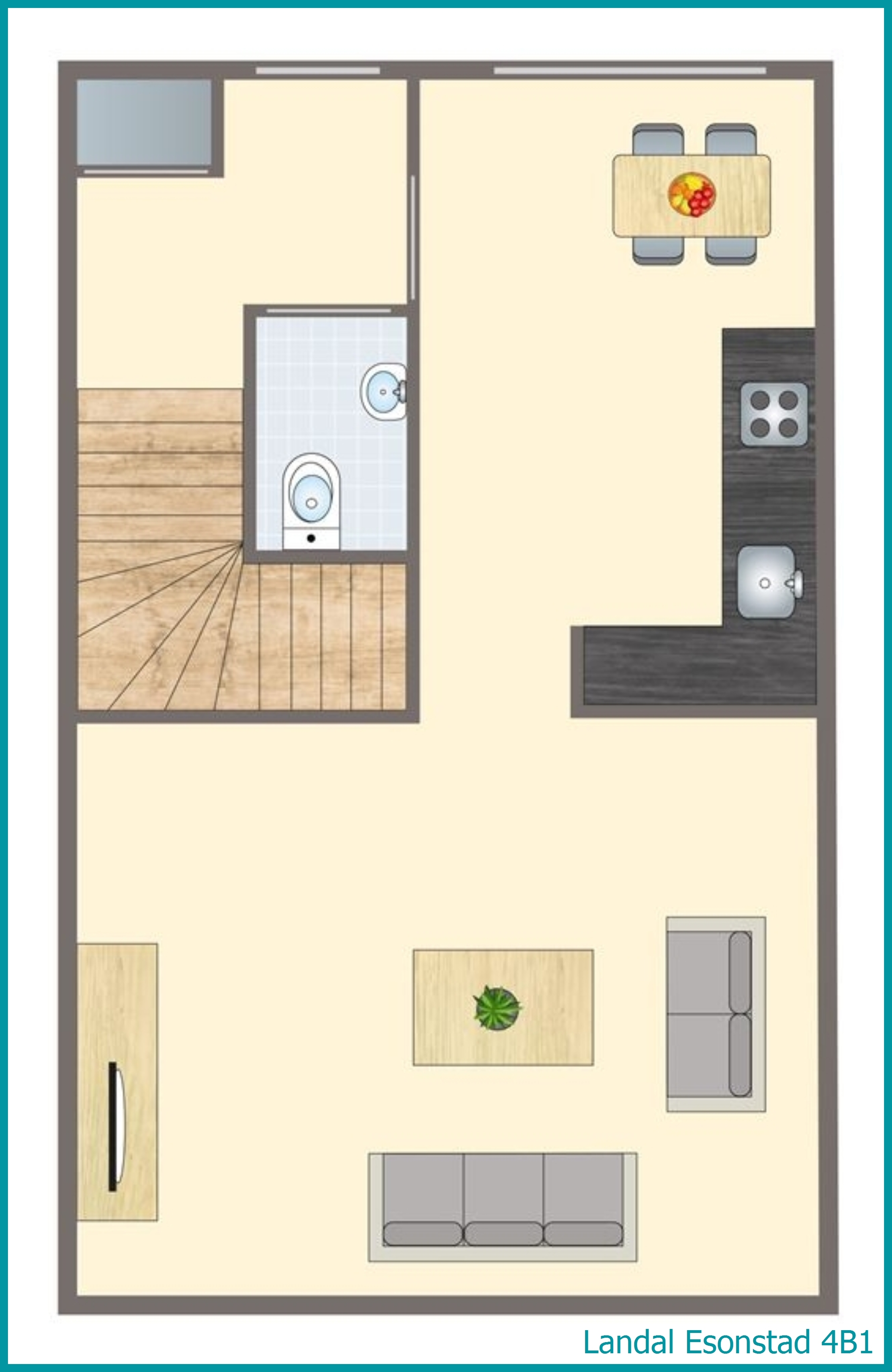 4-persoons maisonnette 4B1 in Esonstad