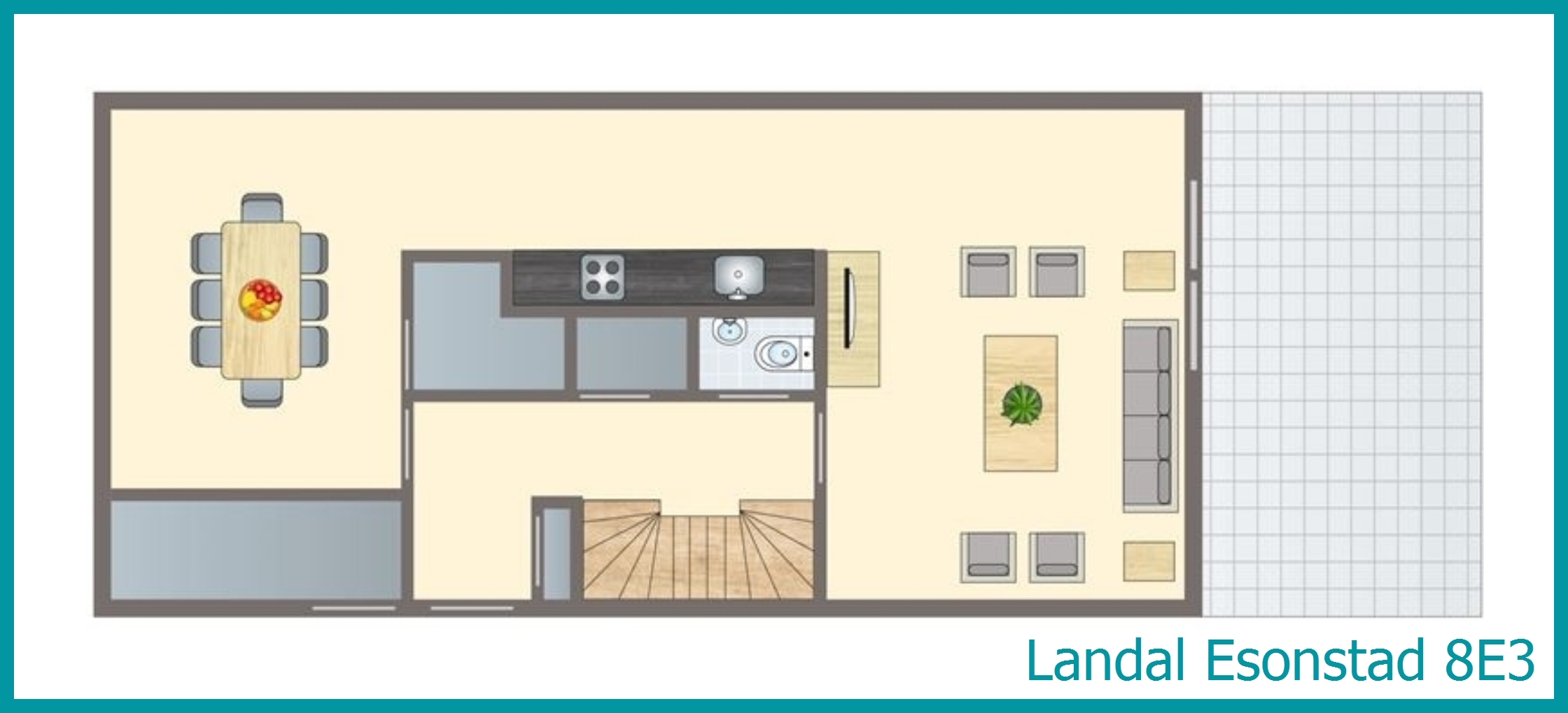 8-persoons woning 8E3 in Esonstad
