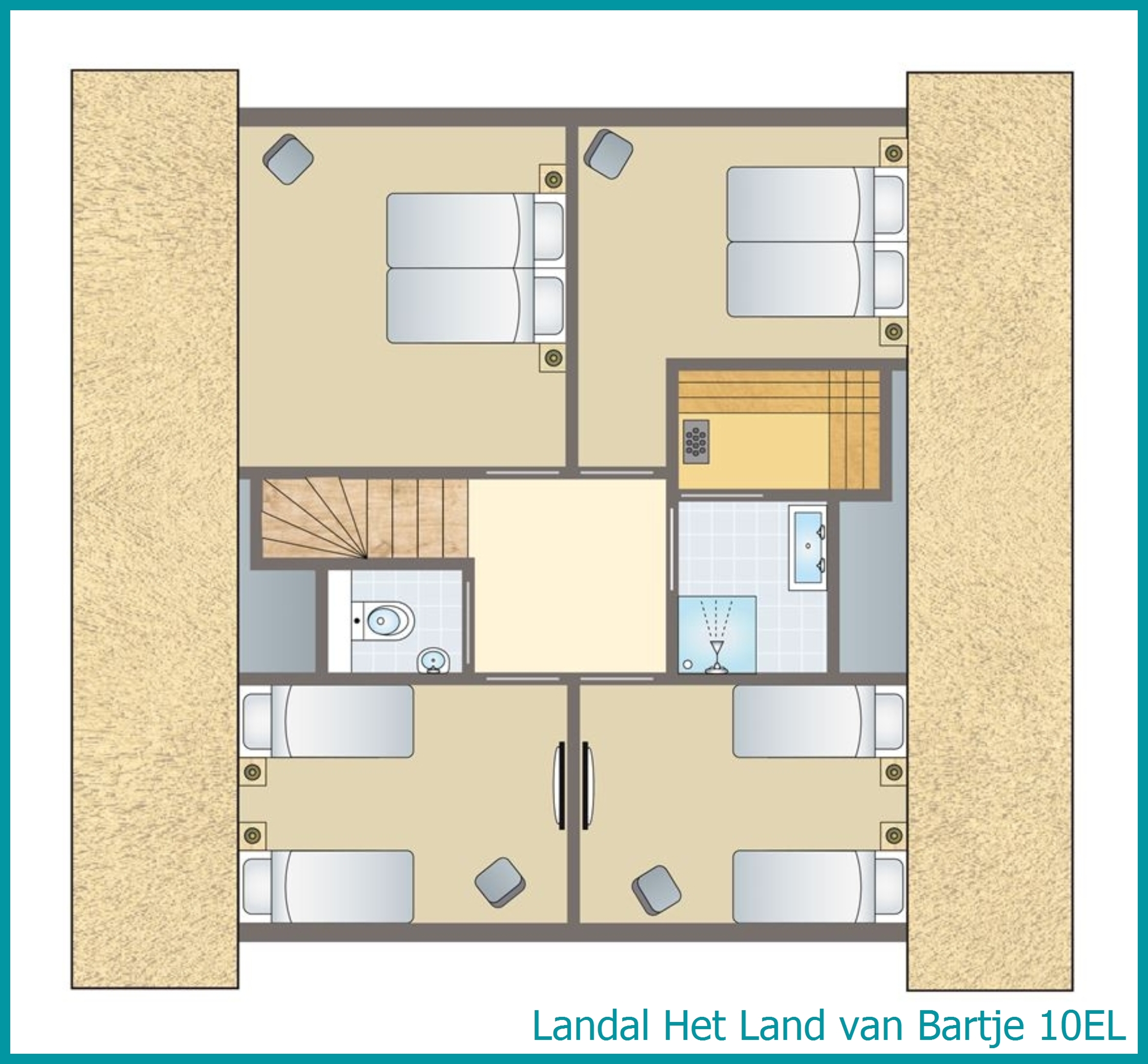 10-persoons boerderij 10EL in Het Land van Bartje