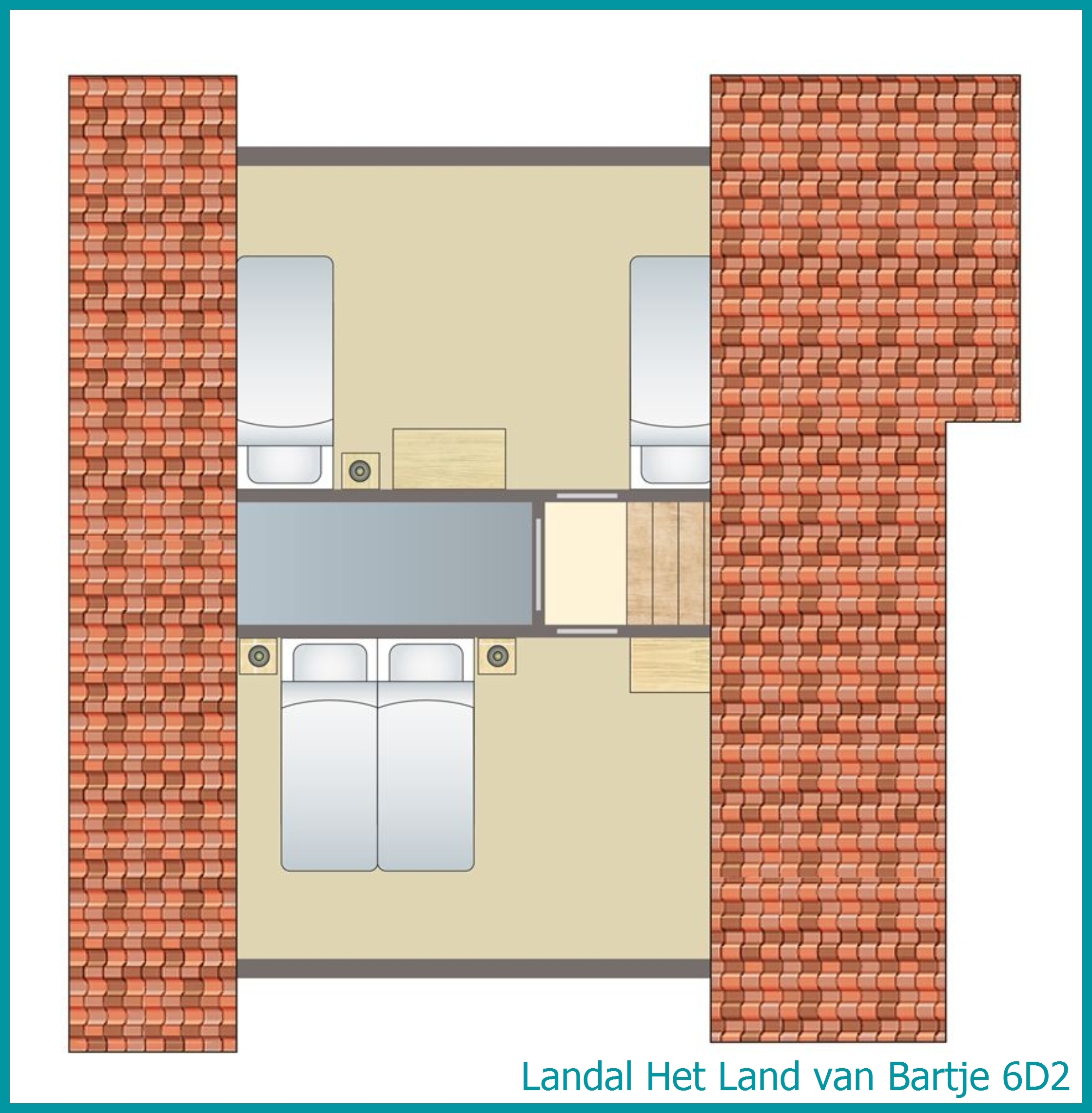 6-persoons landhuis 6D2 in Het Land van Bartje
