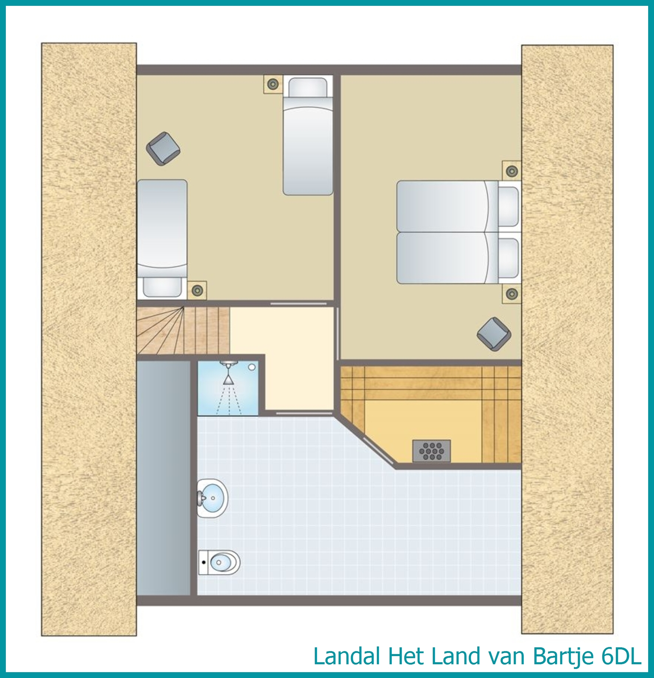 6-persoons hoevewoning 6DL in Het Land van Bartje
