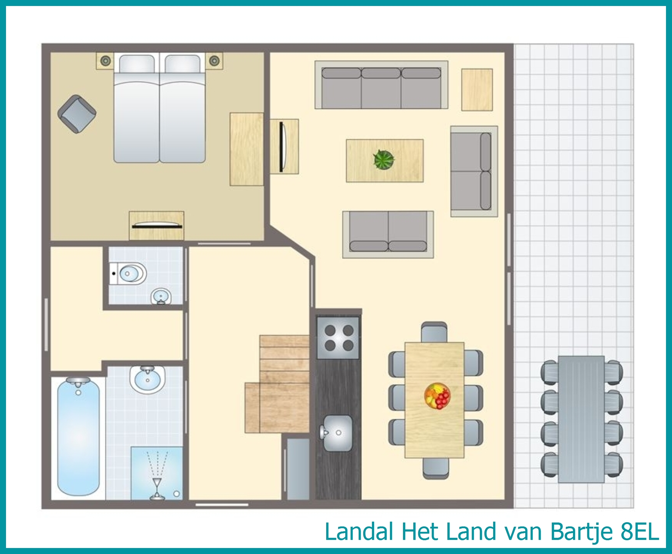 8-persoons boerderij 8EL in Het Land van Bartje