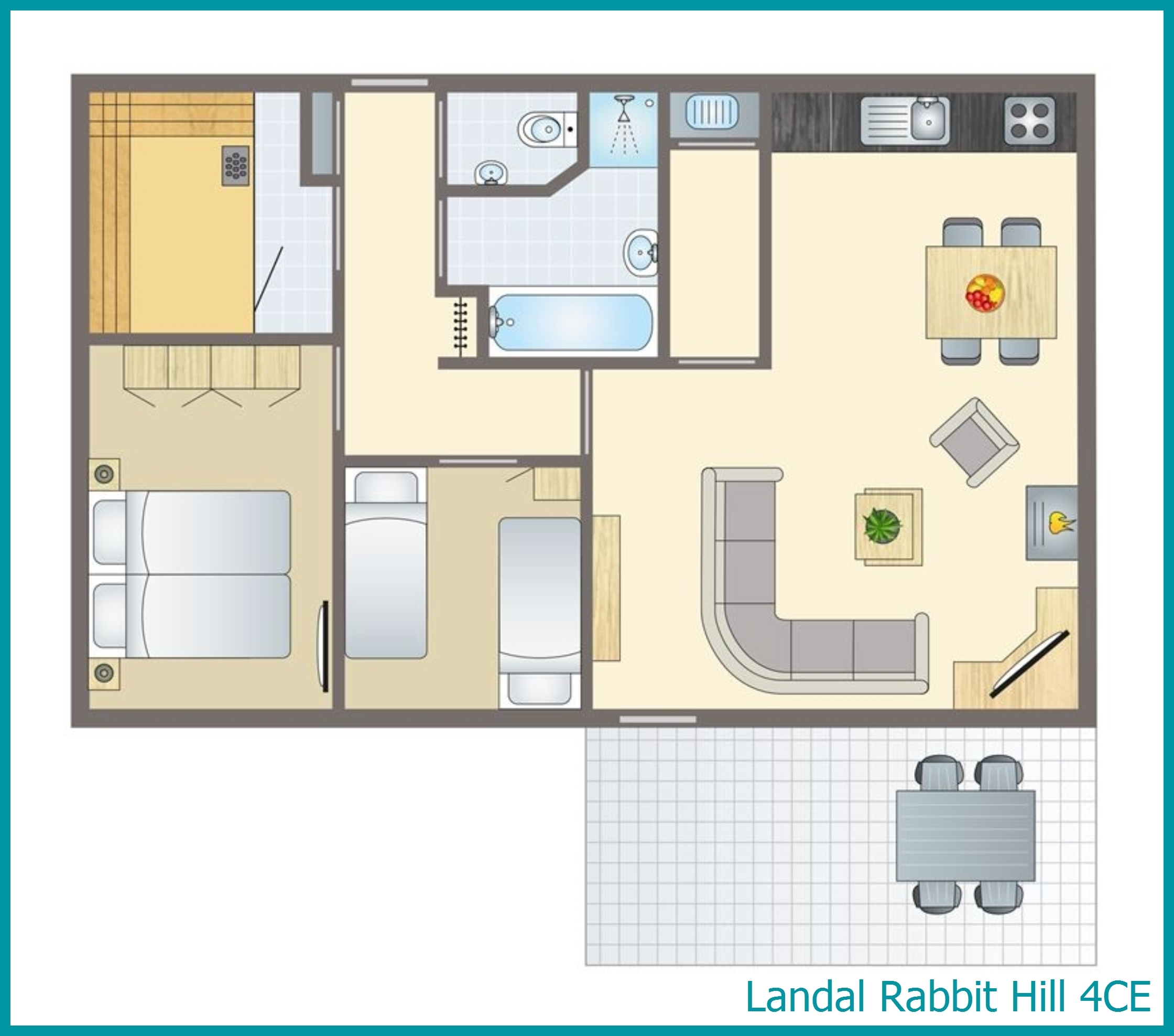 4-persoons bungalow 4CE in Rabbit Hill