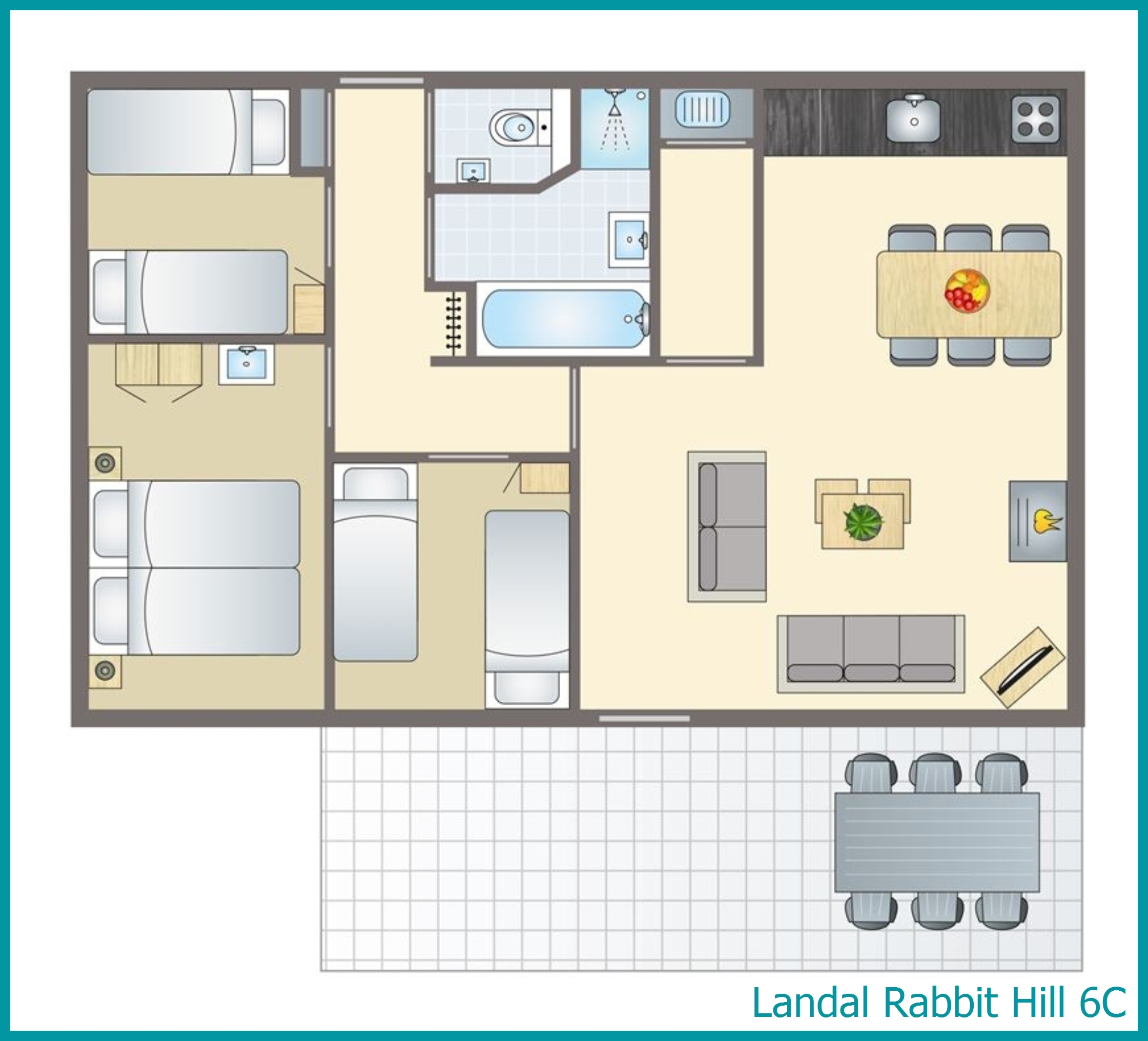 6-persoons bungalow 6C in Rabbit Hill