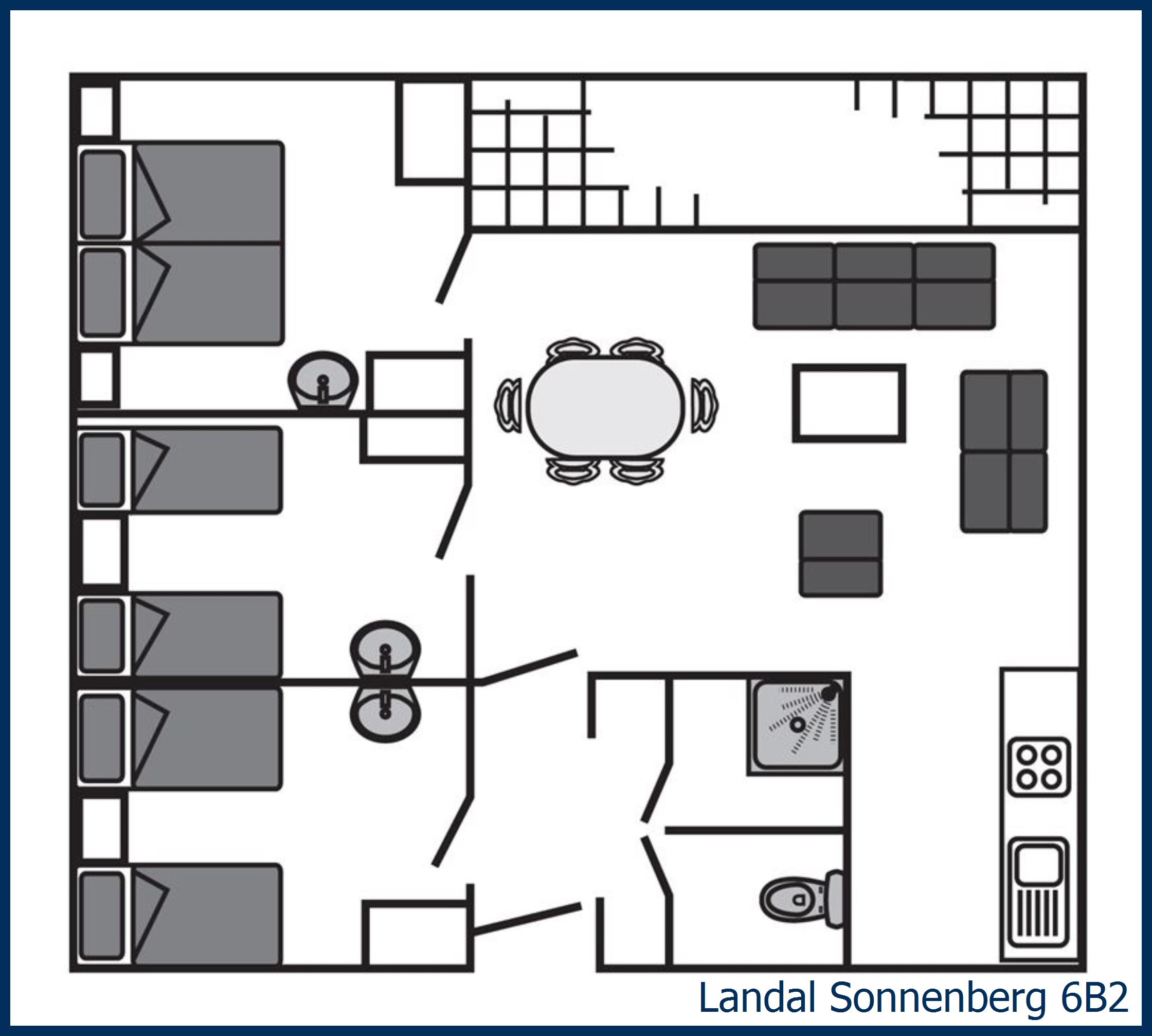 Bungalow 6B2 à Sonnenberg