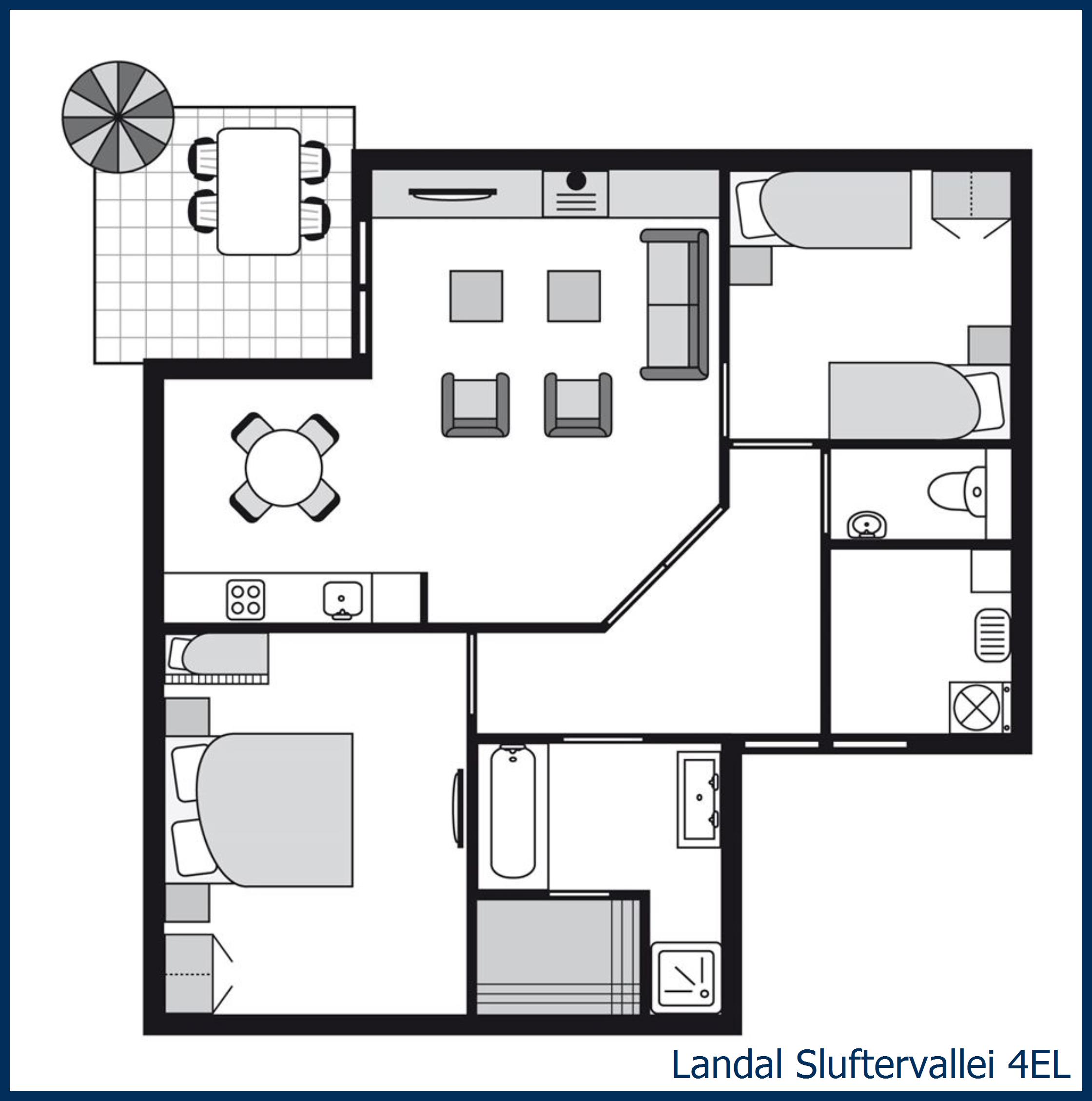 Bungalow 4EL à Sluftervallei