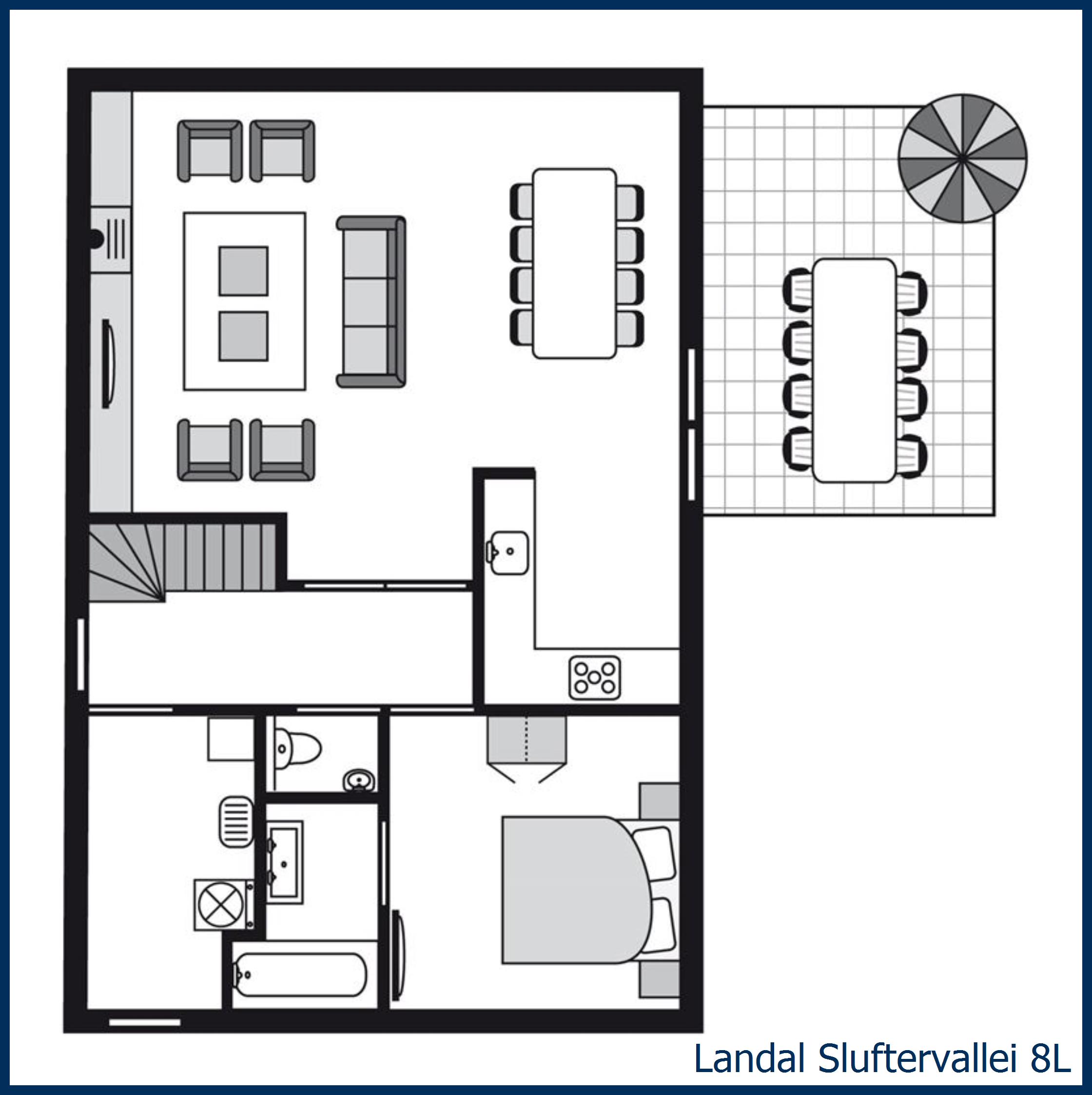 Bungalow 8L à Sluftervallei