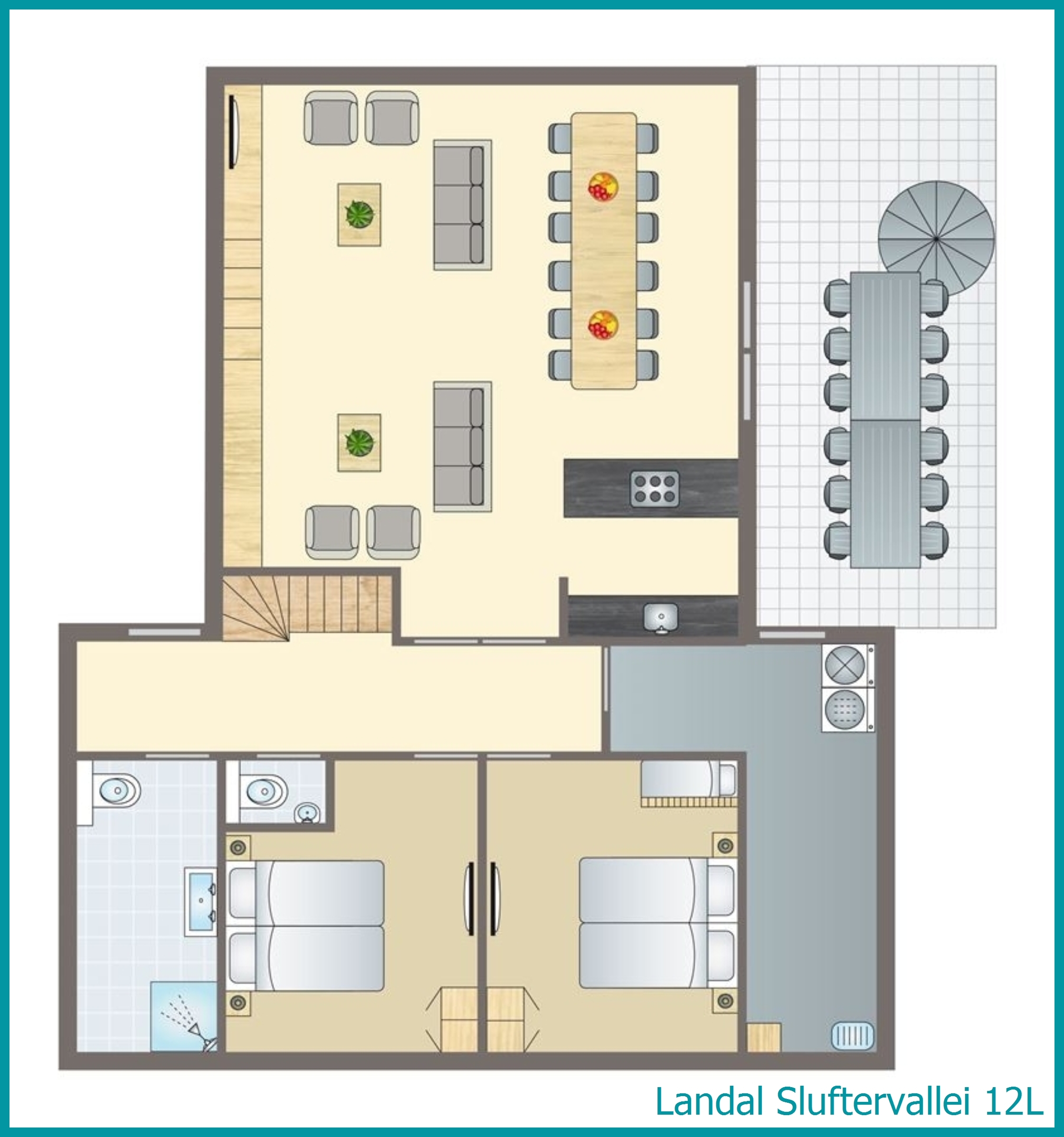 12-persoons bungalow 12L in Sluftervallei