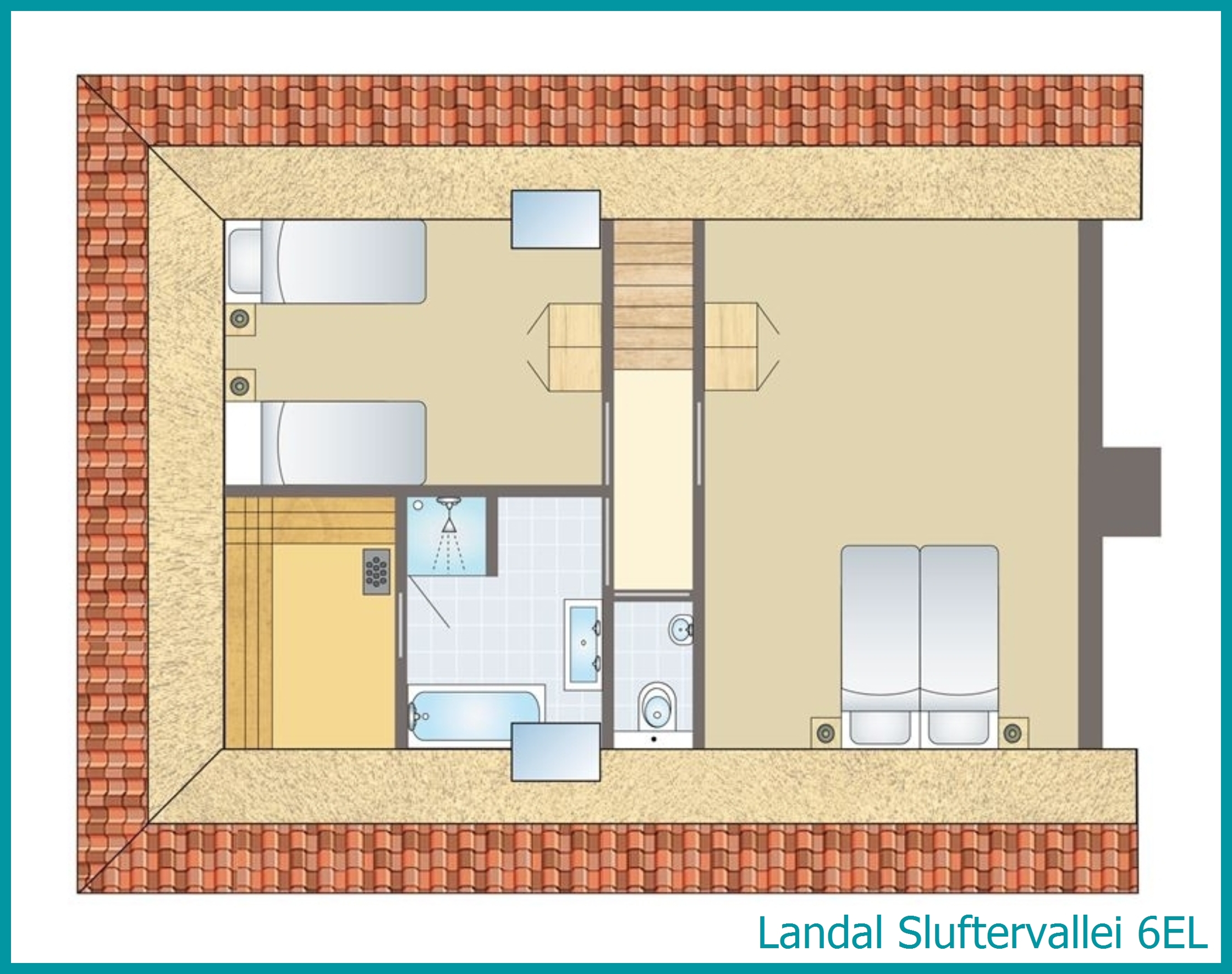 6-persoons bungalow 6EL in Sluftervallei
