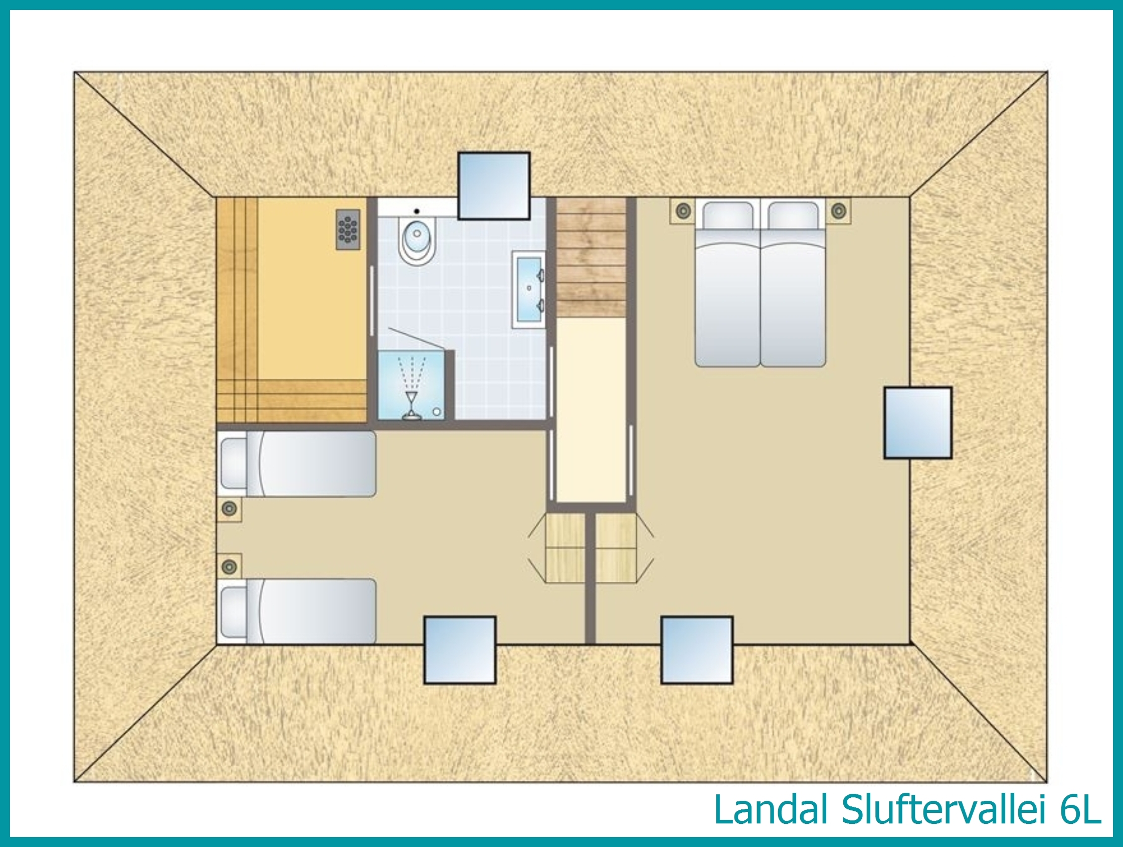 6-persoons bungalow 6L in Sluftervallei
