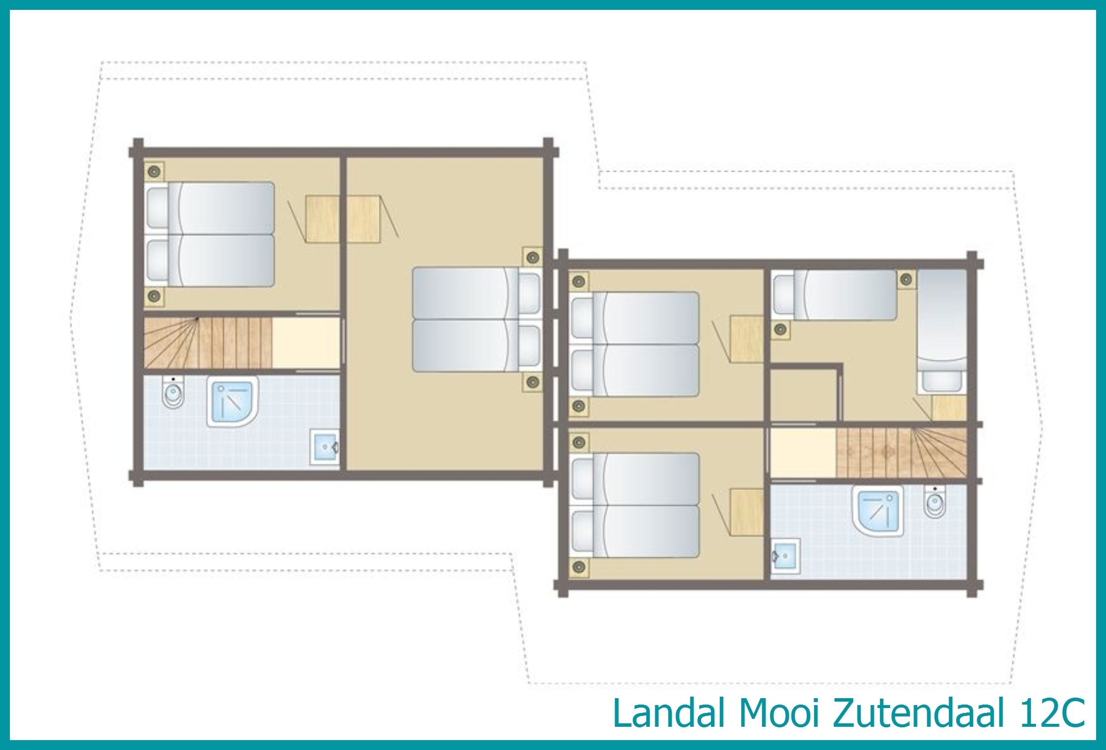 12-persoons bungalow 12C in Mooi Zutendaal
