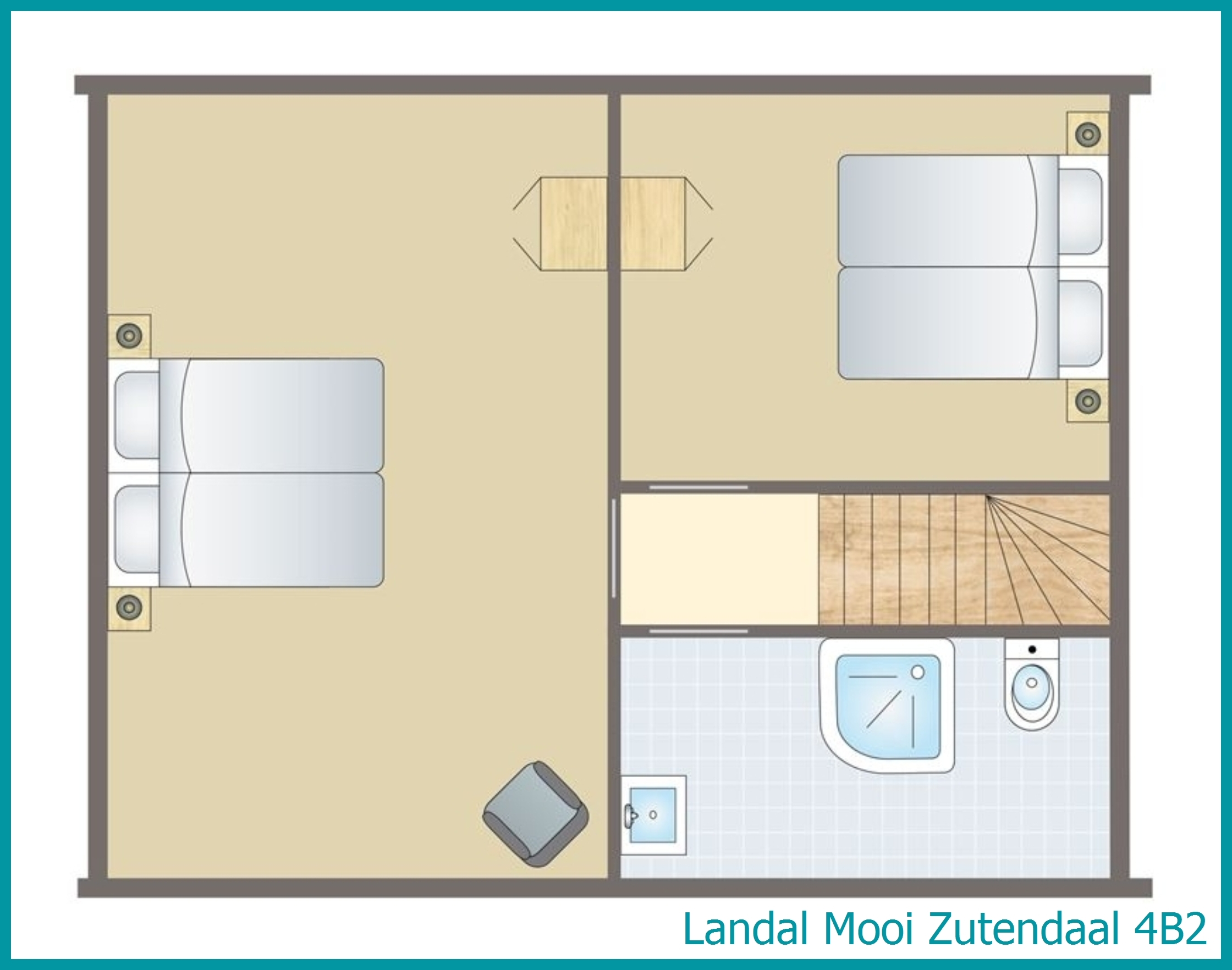 4-persoons bungalow 4B2 in Mooi Zutendaal