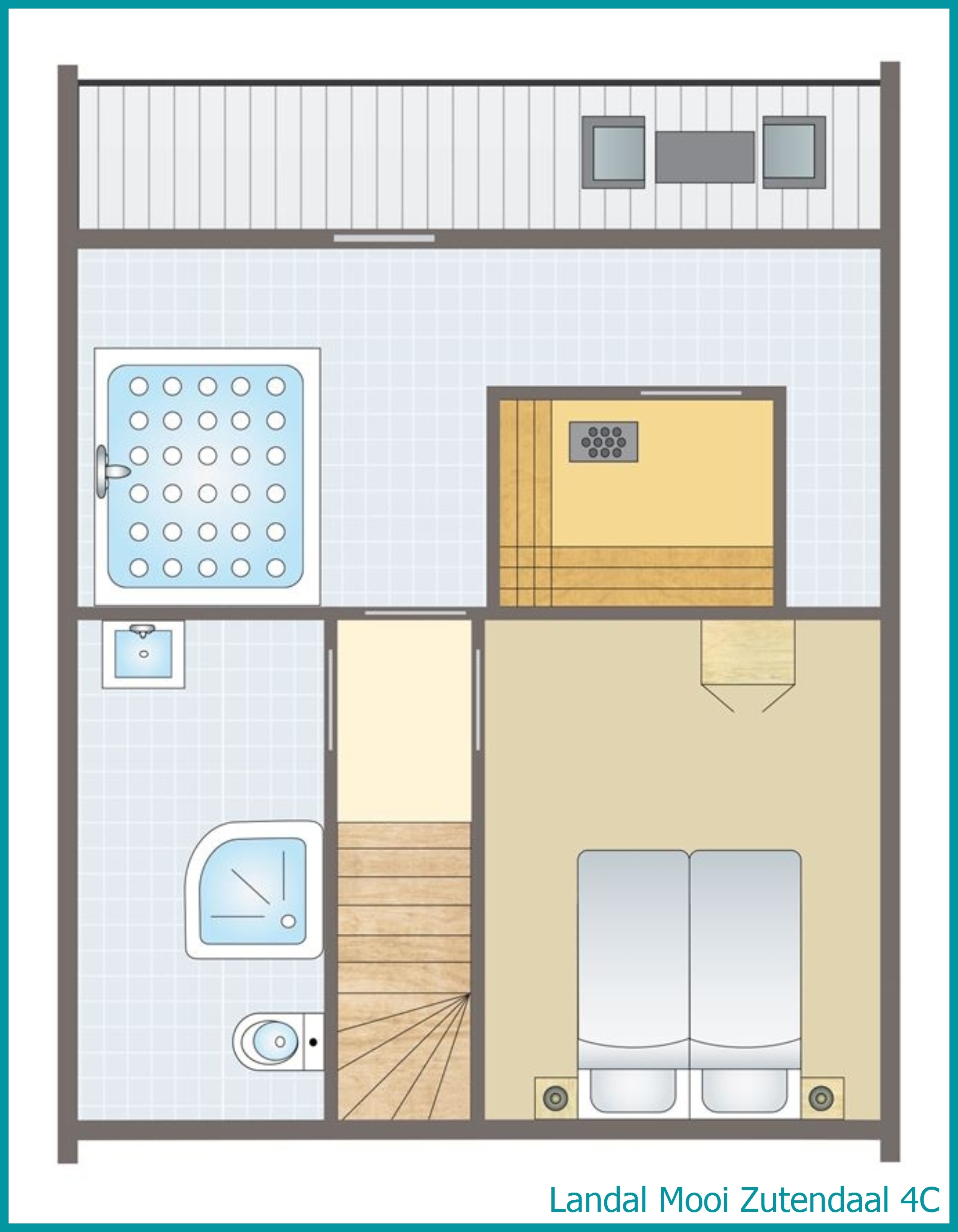 4-persoons bungalow 4C in Mooi Zutendaal