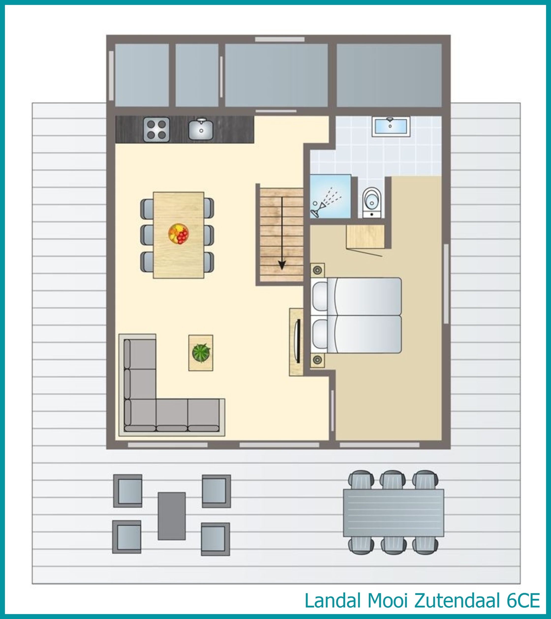 6-persoons villa 6CE in Mooi Zutendaal