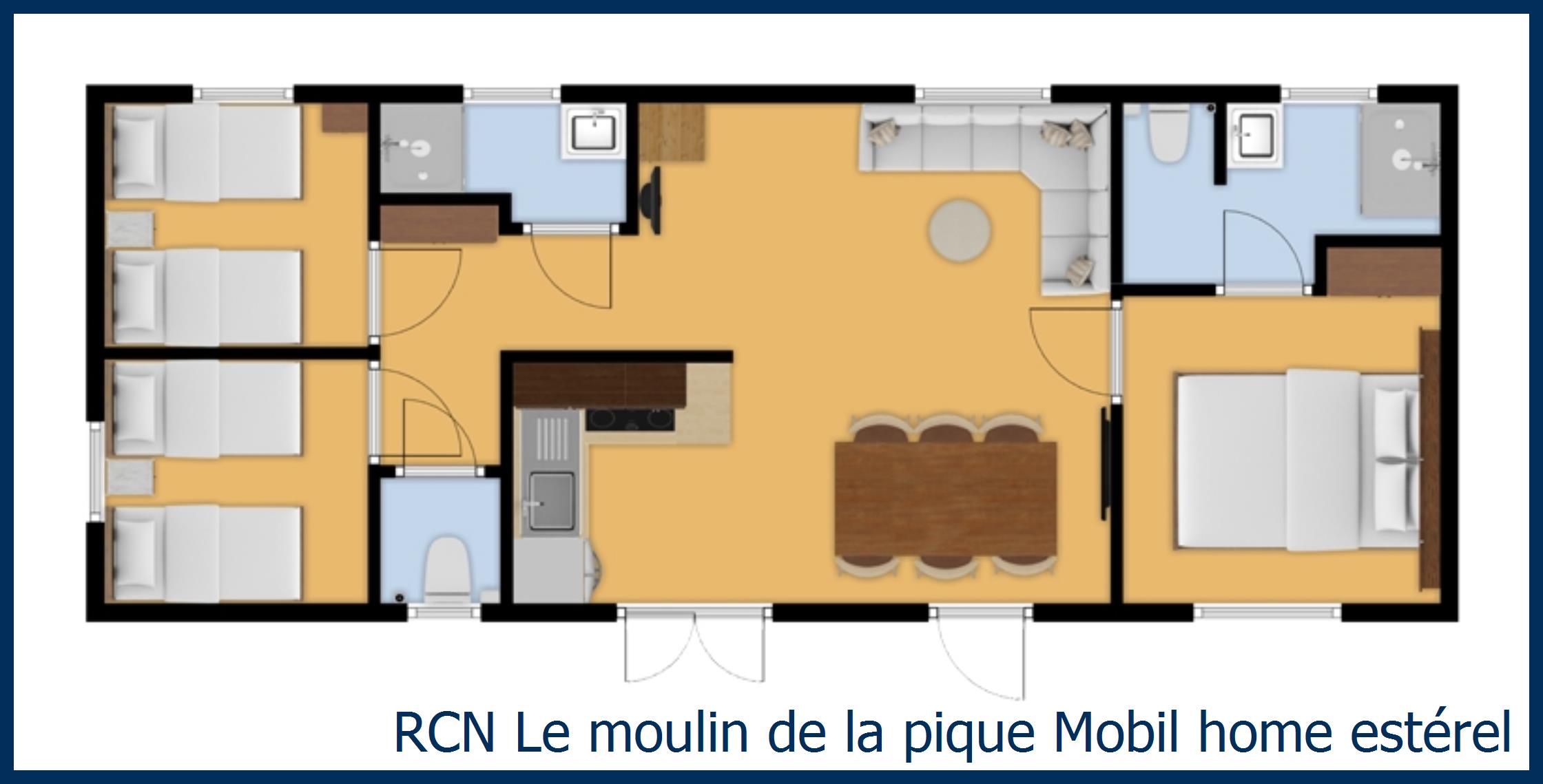 Caravane Mobil home estérel à Domaine de la Noguière