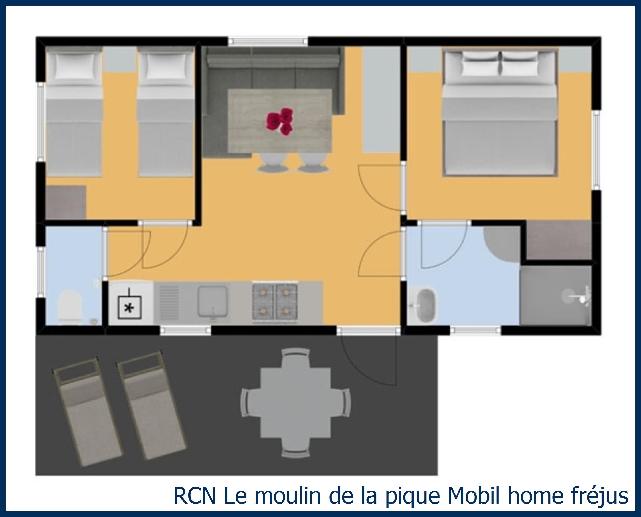 Caravane Mobil home fréjus à Domaine de la Noguière