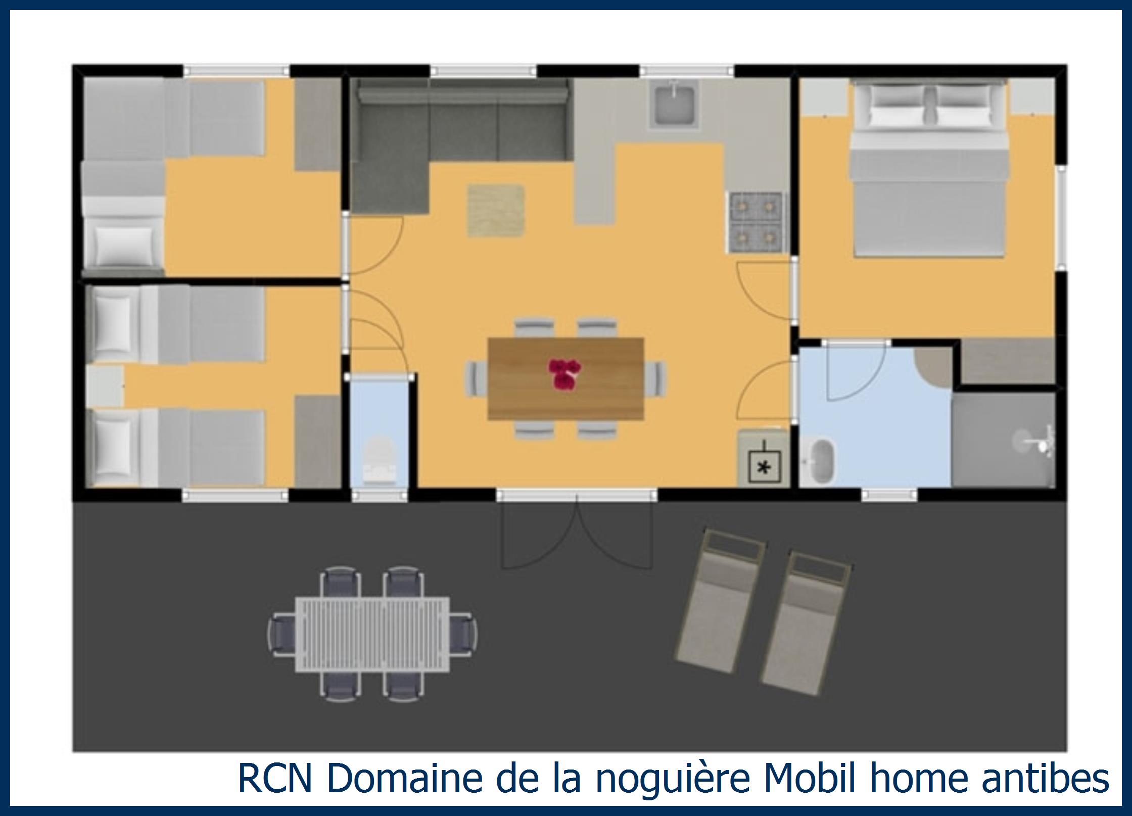 Stacaravan Mobil home antibes in Domaine de la Noguière