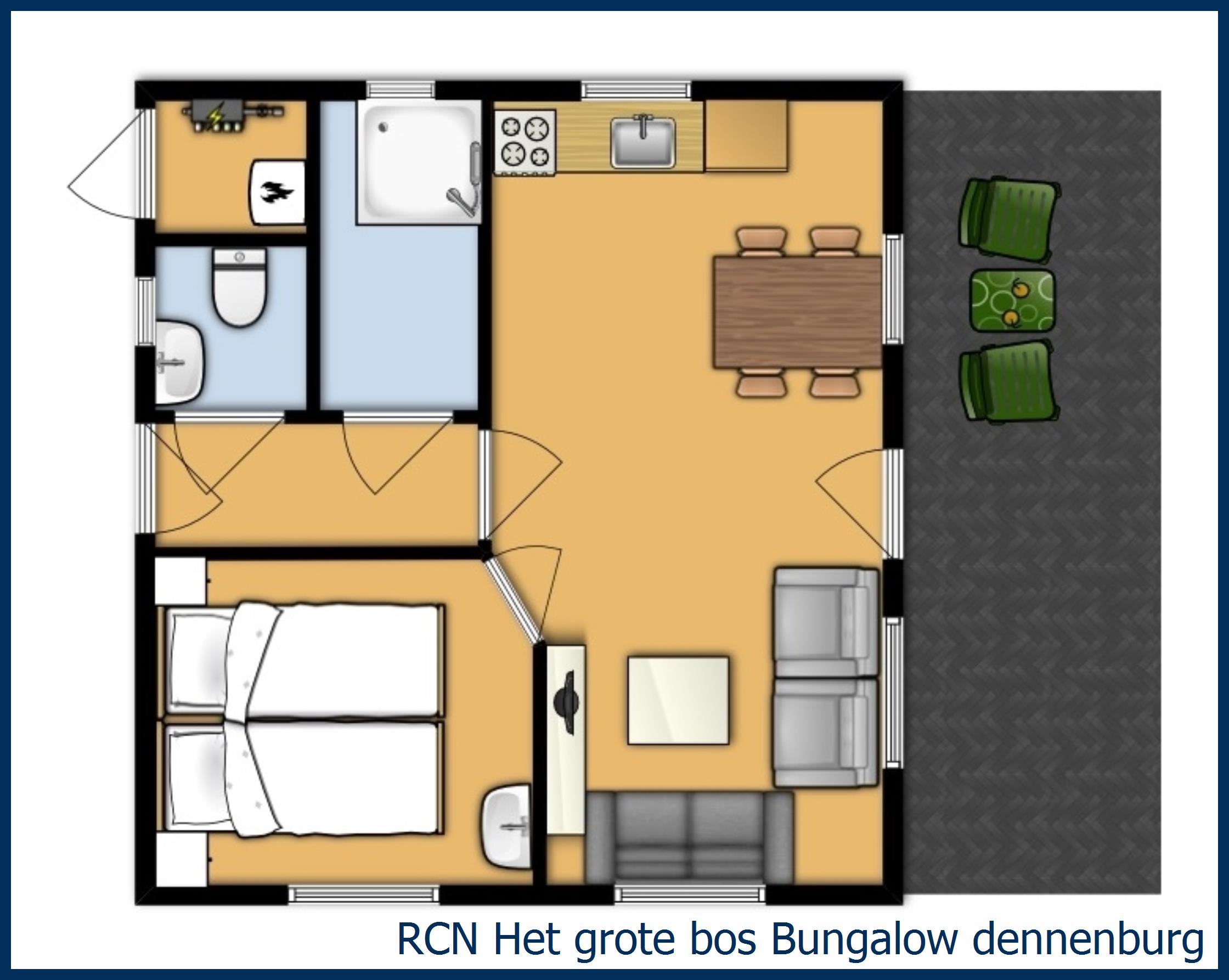 Bungalow Dennenburg in Het Grote Bos