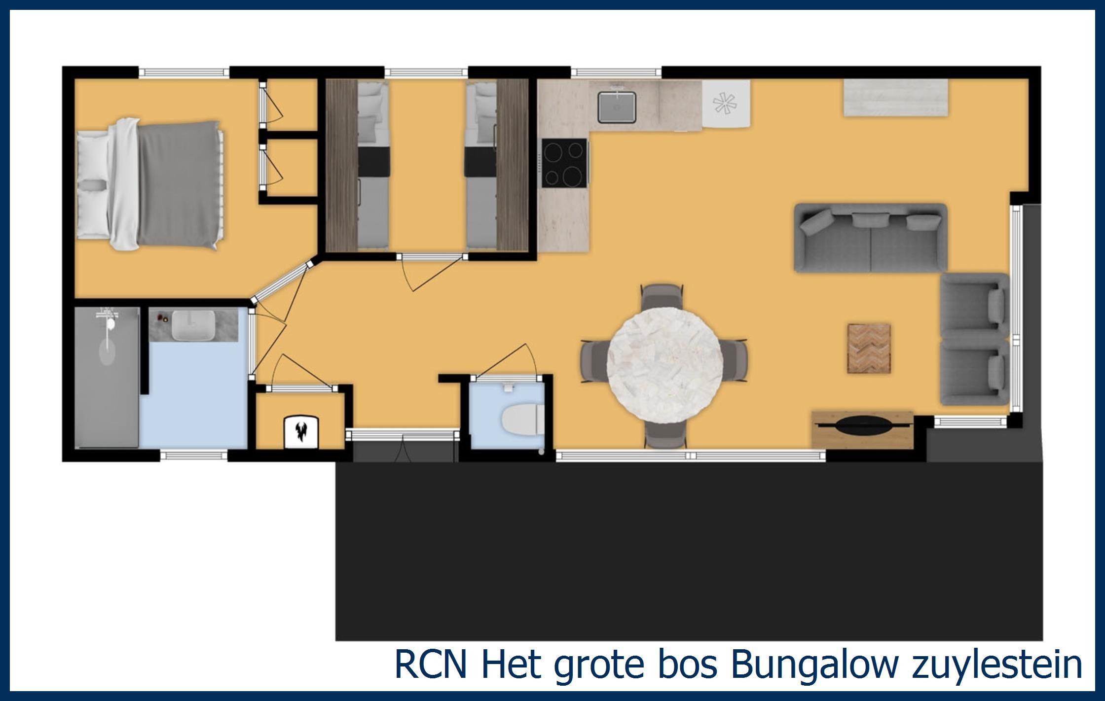 Bungalow zuylestein in Het Grote Bos