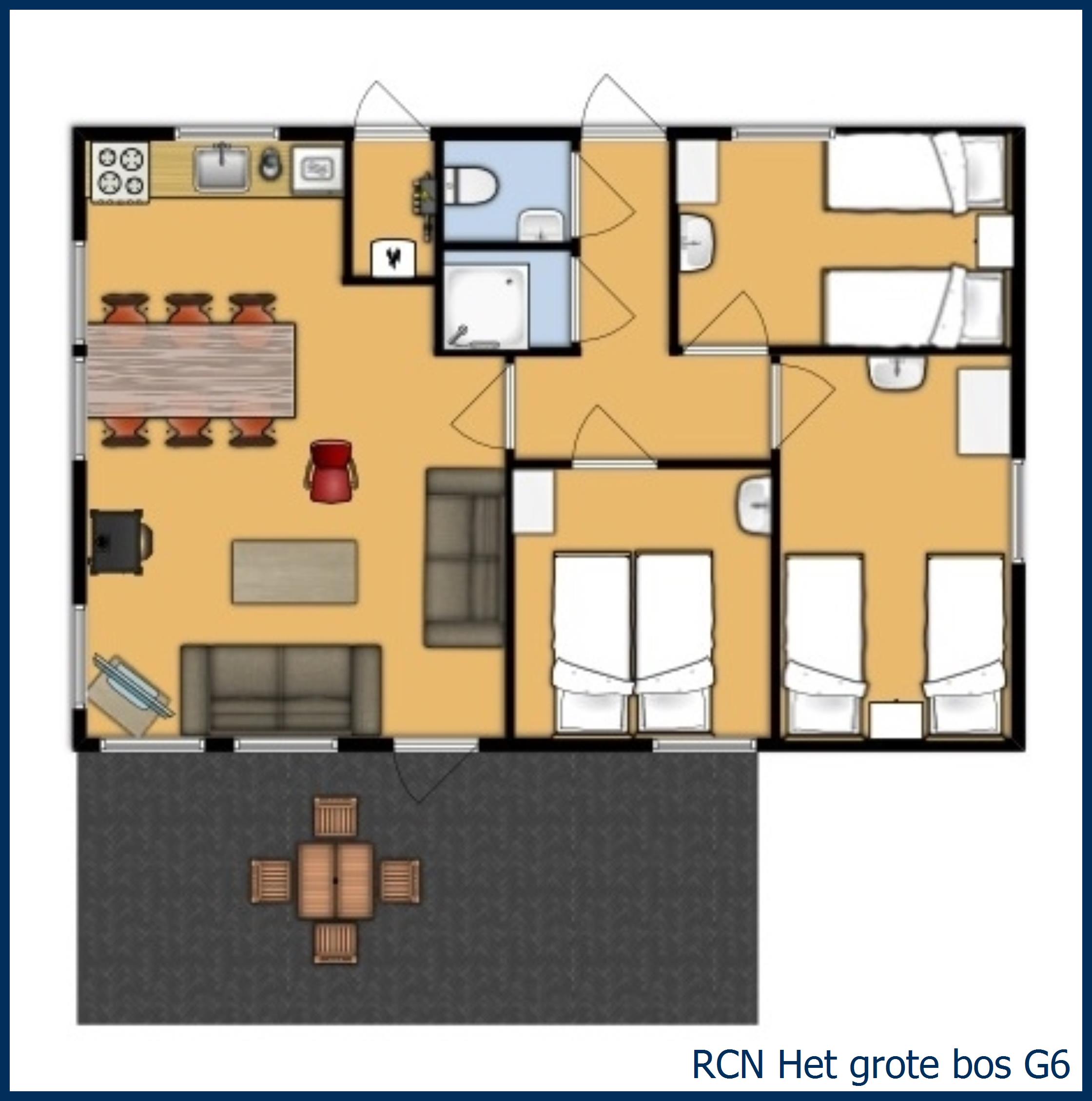 Bungalow moersbergen G6 in Het Grote Bos