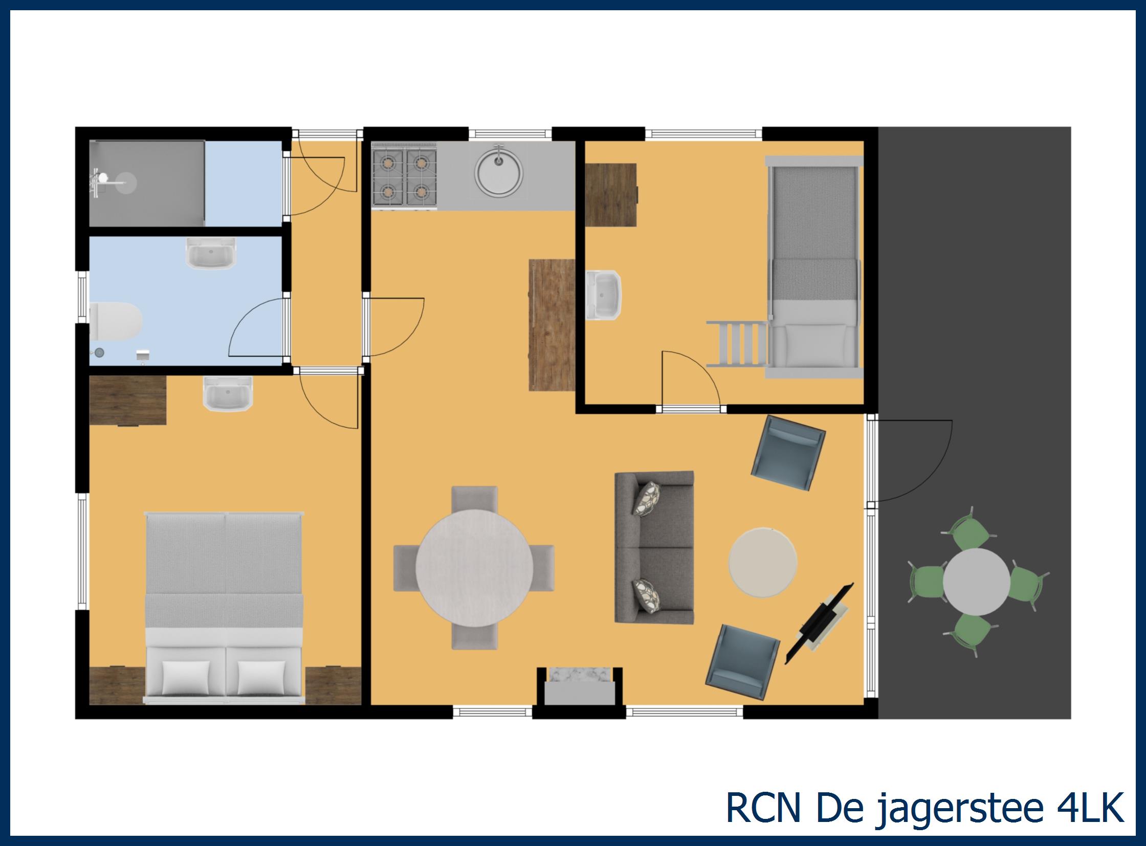 Bungalow de eekhoorn 4LK in De Jagerstee