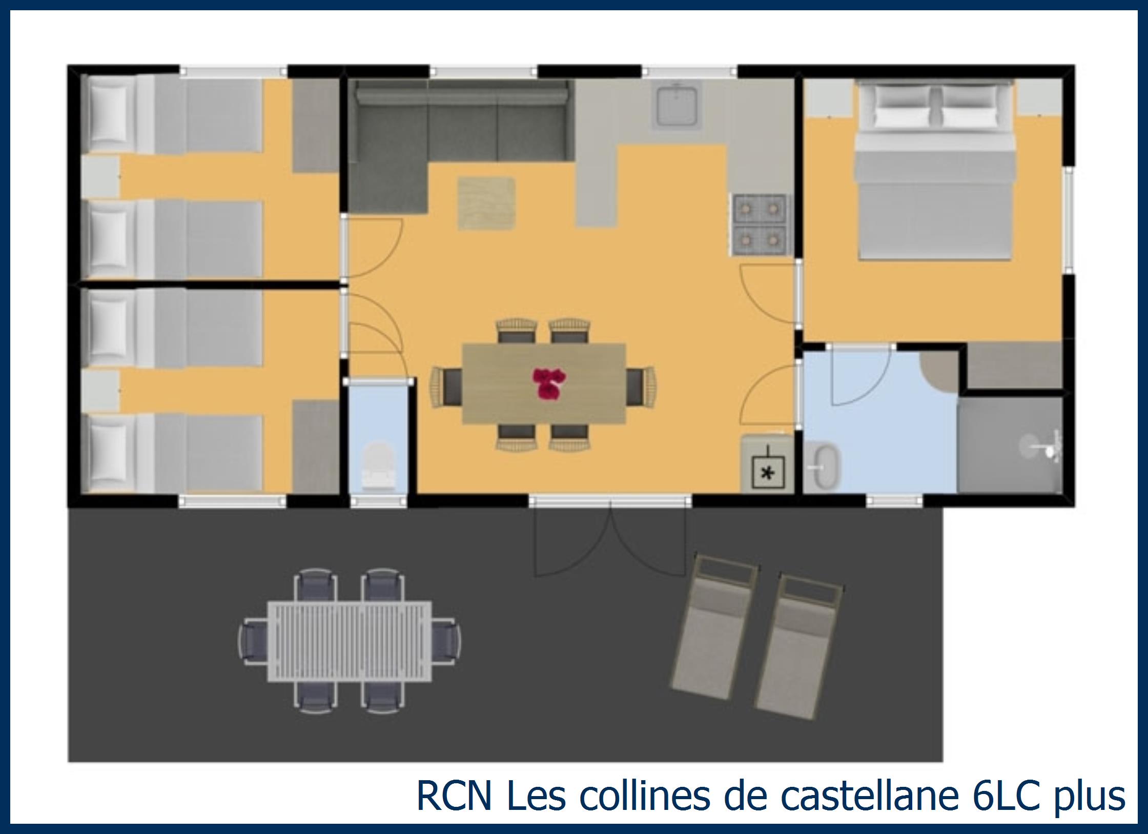 Mobil home marjolaine 6LC plus à Les Collines de Castellane