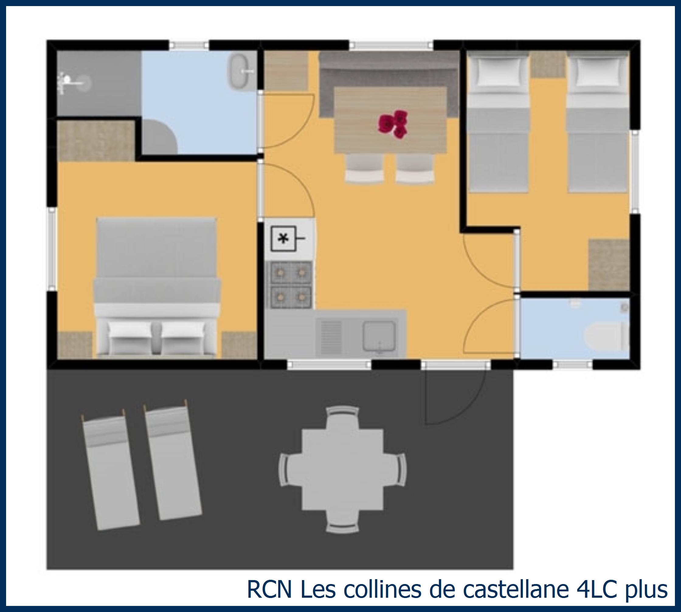 Mobil home romarin 4LC plus in Les Collines de Castellane