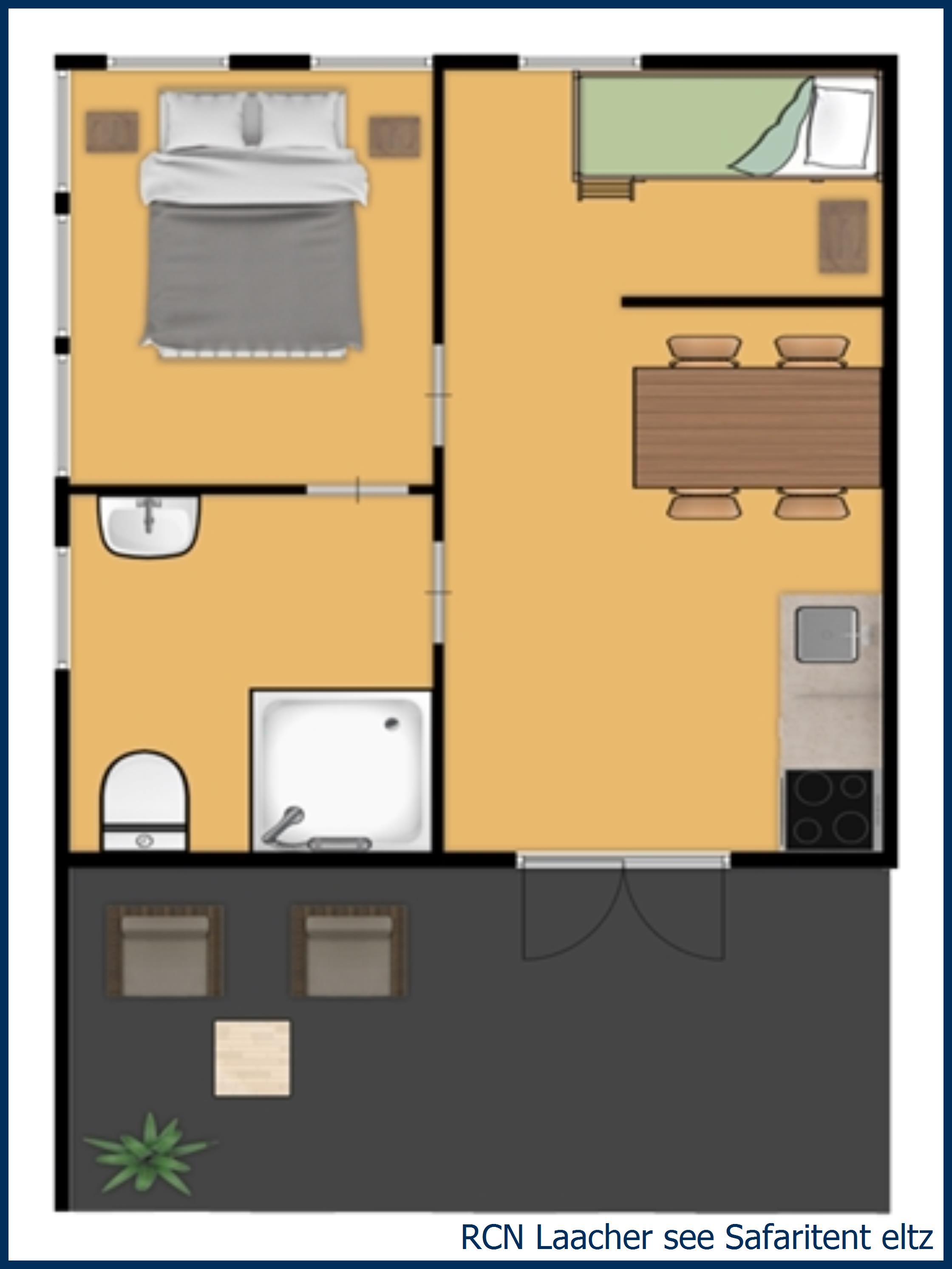 Safaritent eltz in Laacher see