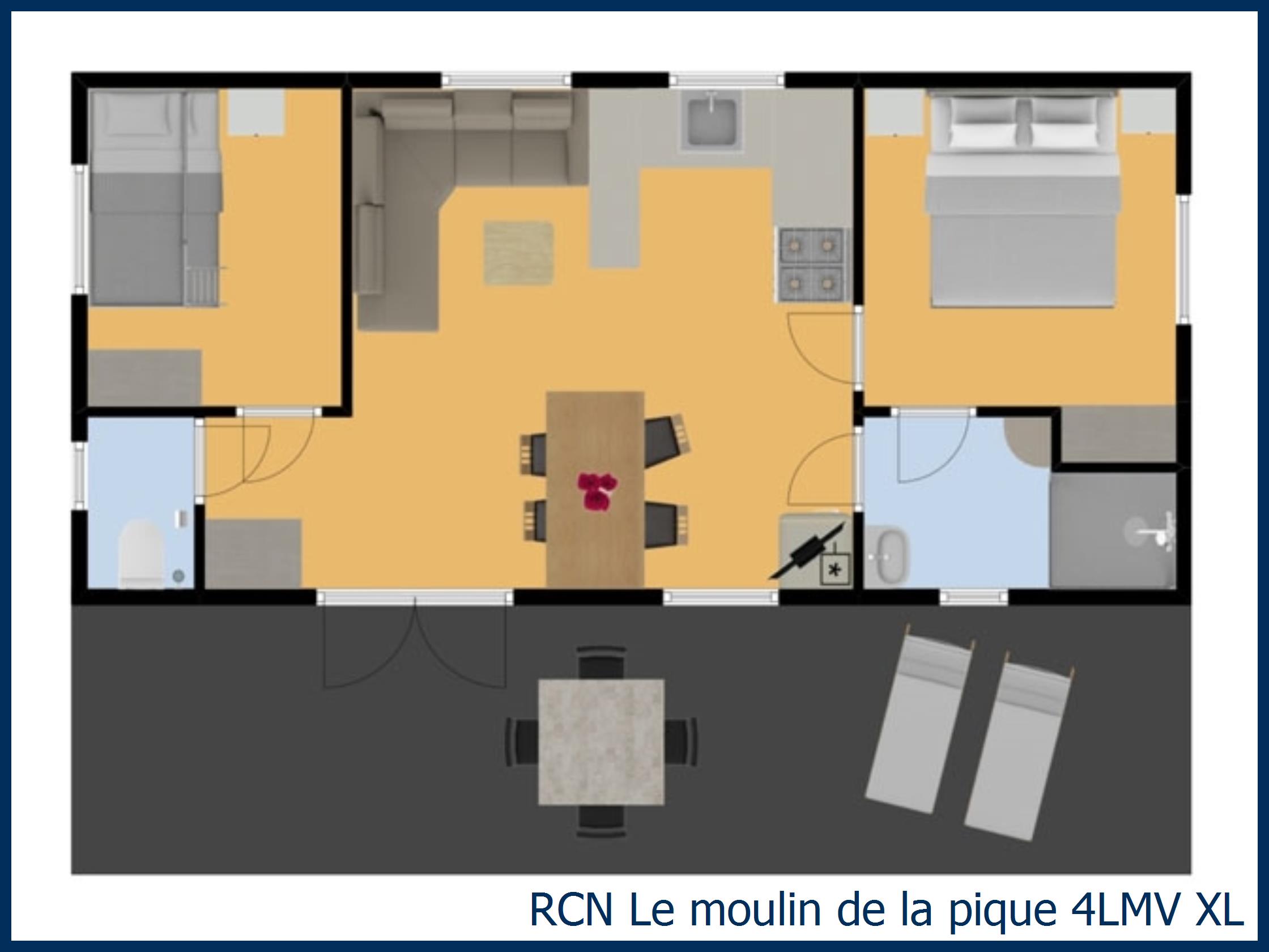 Mobil home sarlat 4LMV XL in Le Moulin de la Pique