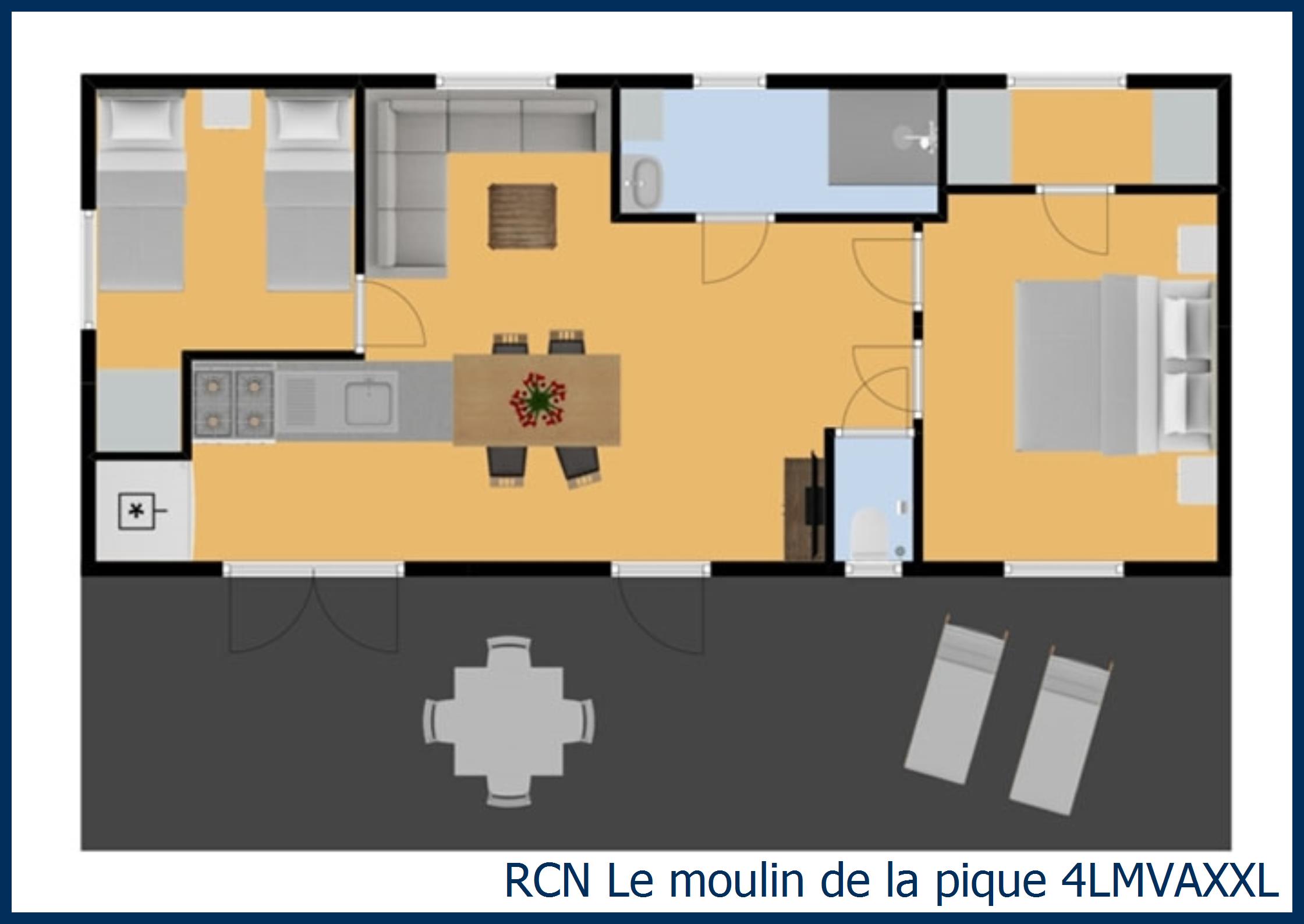 Mobil home bergerac 4LMVAXXL in Le Moulin de la Pique