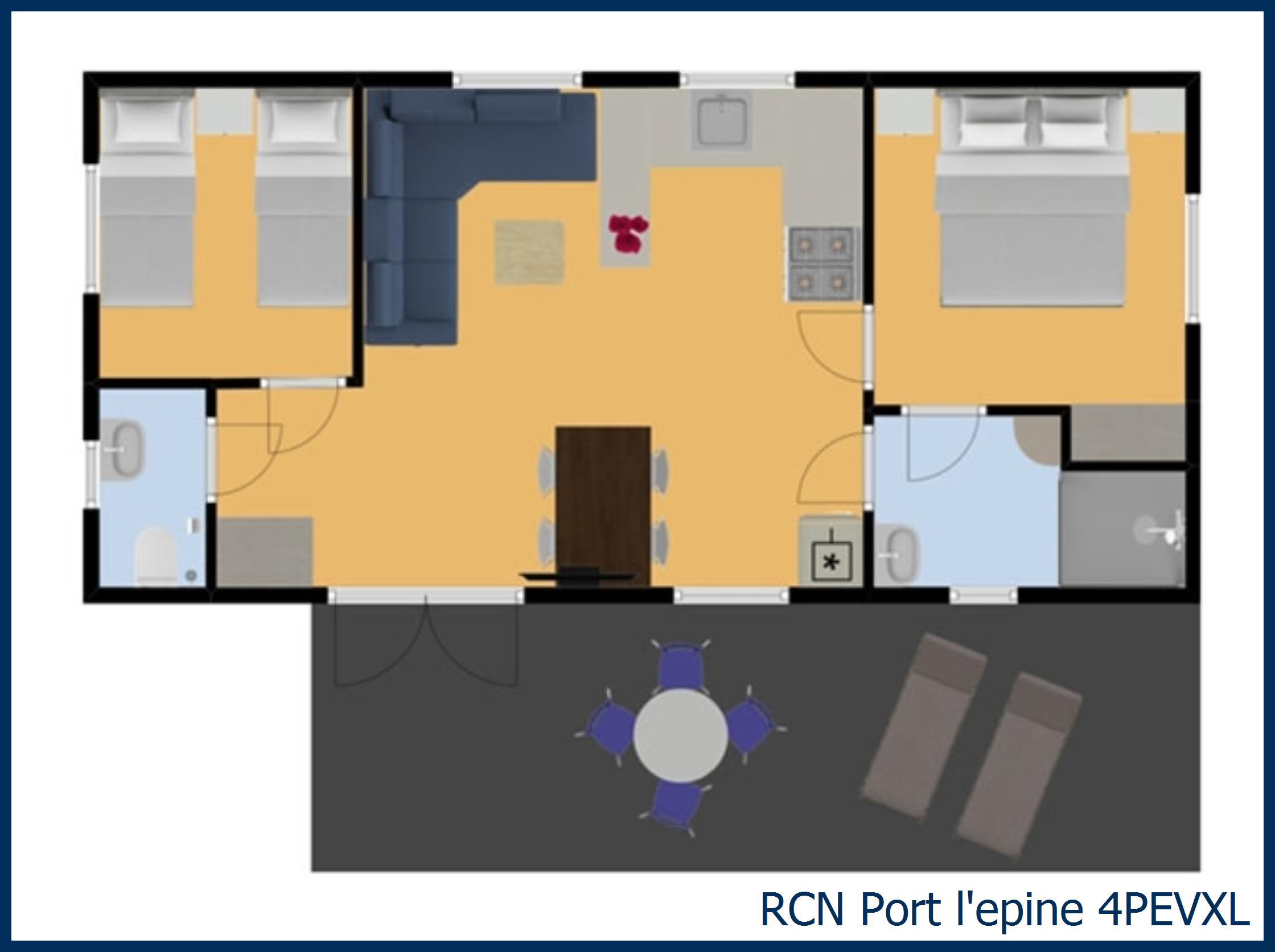 Mobil home étrille 4PEVXL à Port l'Epine