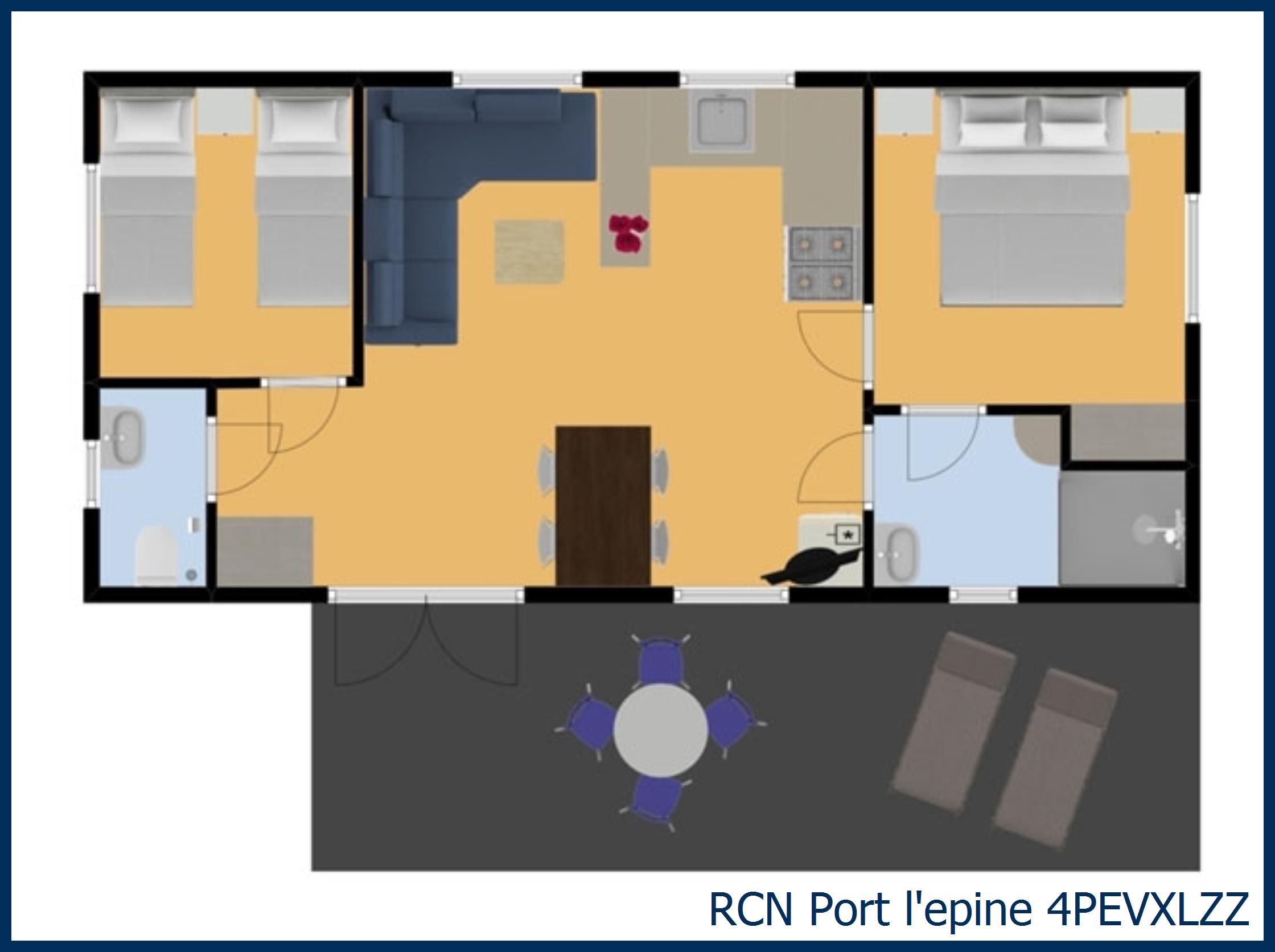 Mobil home telline 4PEVXLZZ à Port l'Epine