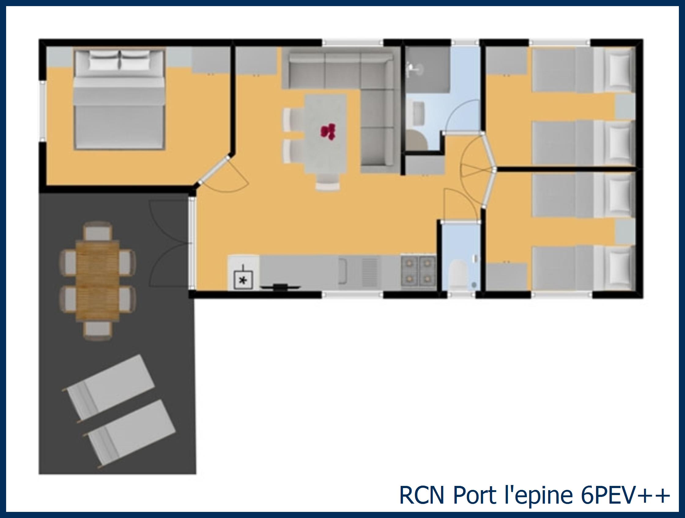 Mobil home homard 6PEV++ à Port l'Epine