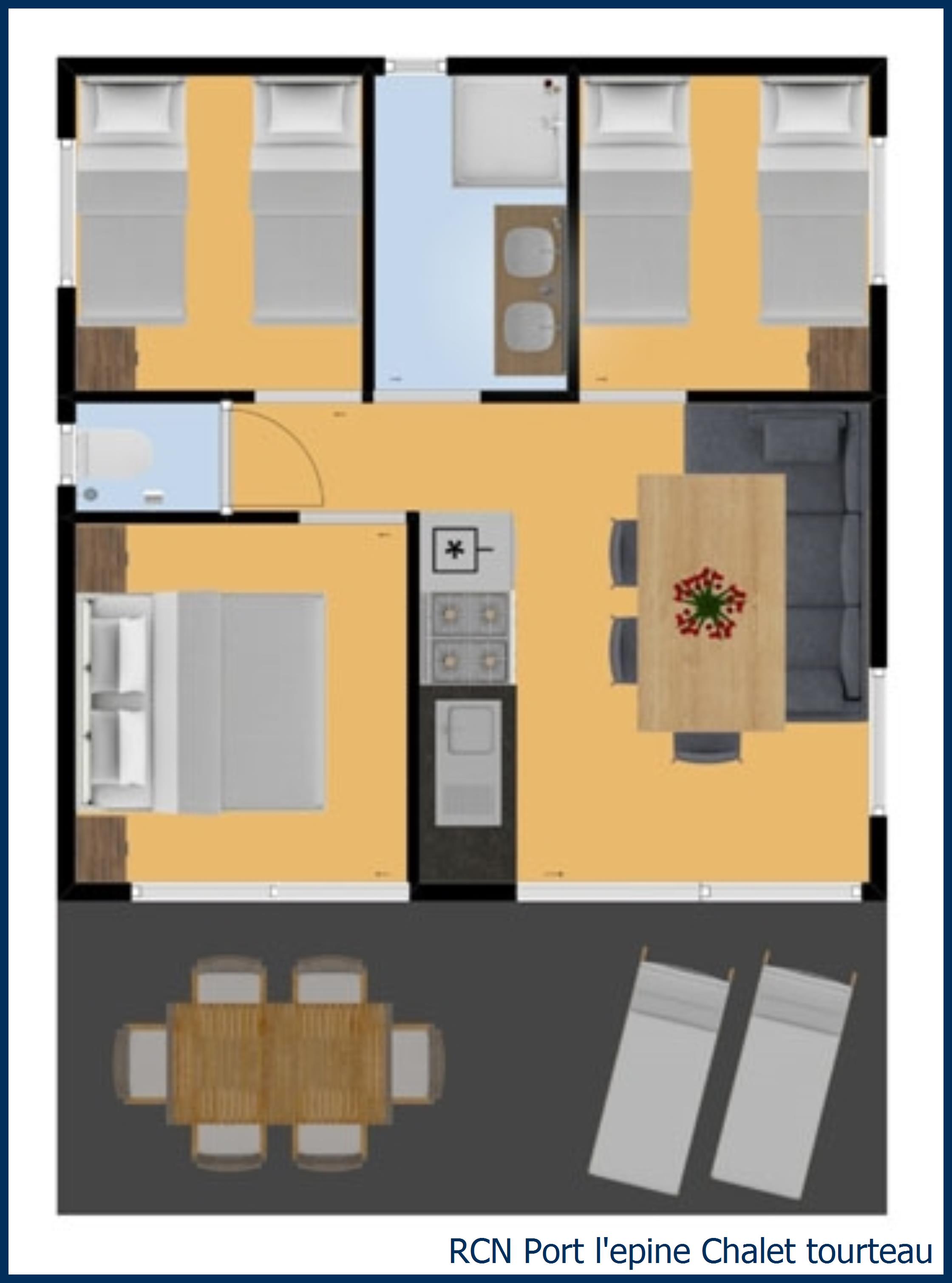 Cabane en bois tourteau à Port l'Epine