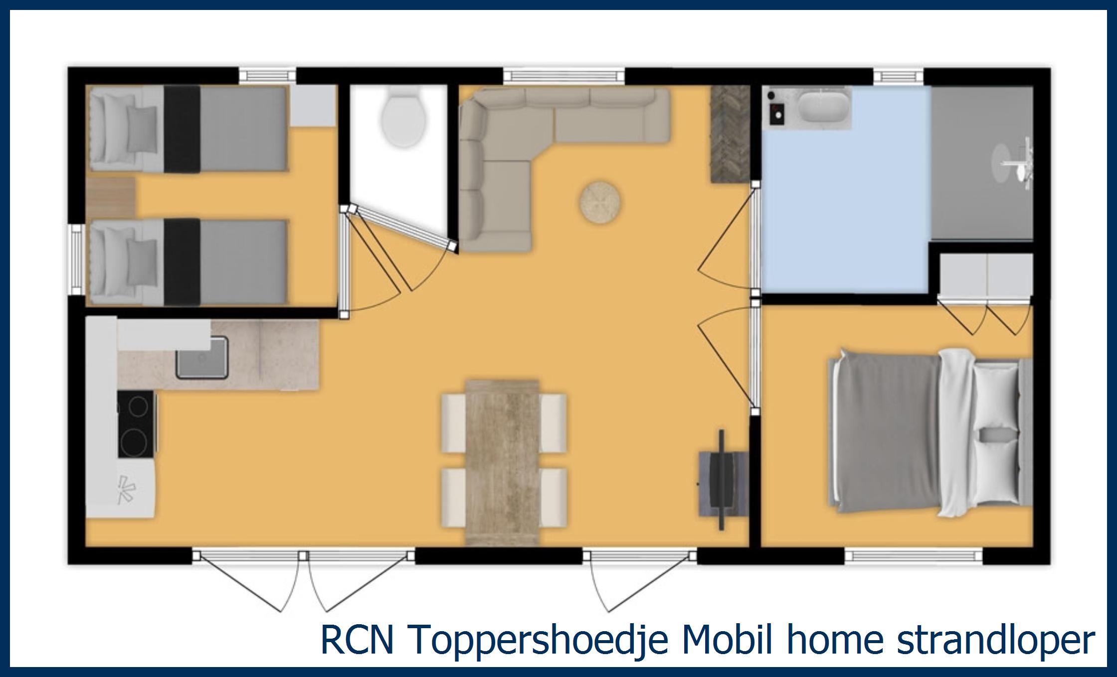 Caravane Mobil home strandloper à Toppershoedje