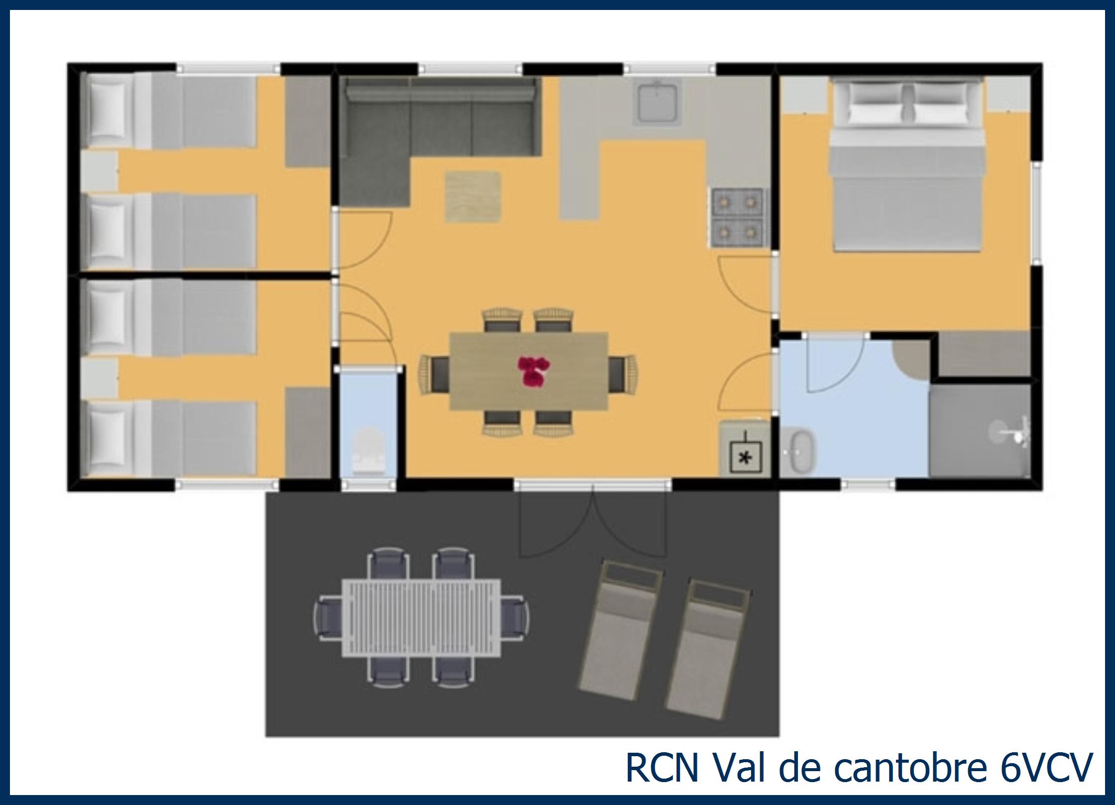 Mobil home durzon 6VCV à Val de Cantobre