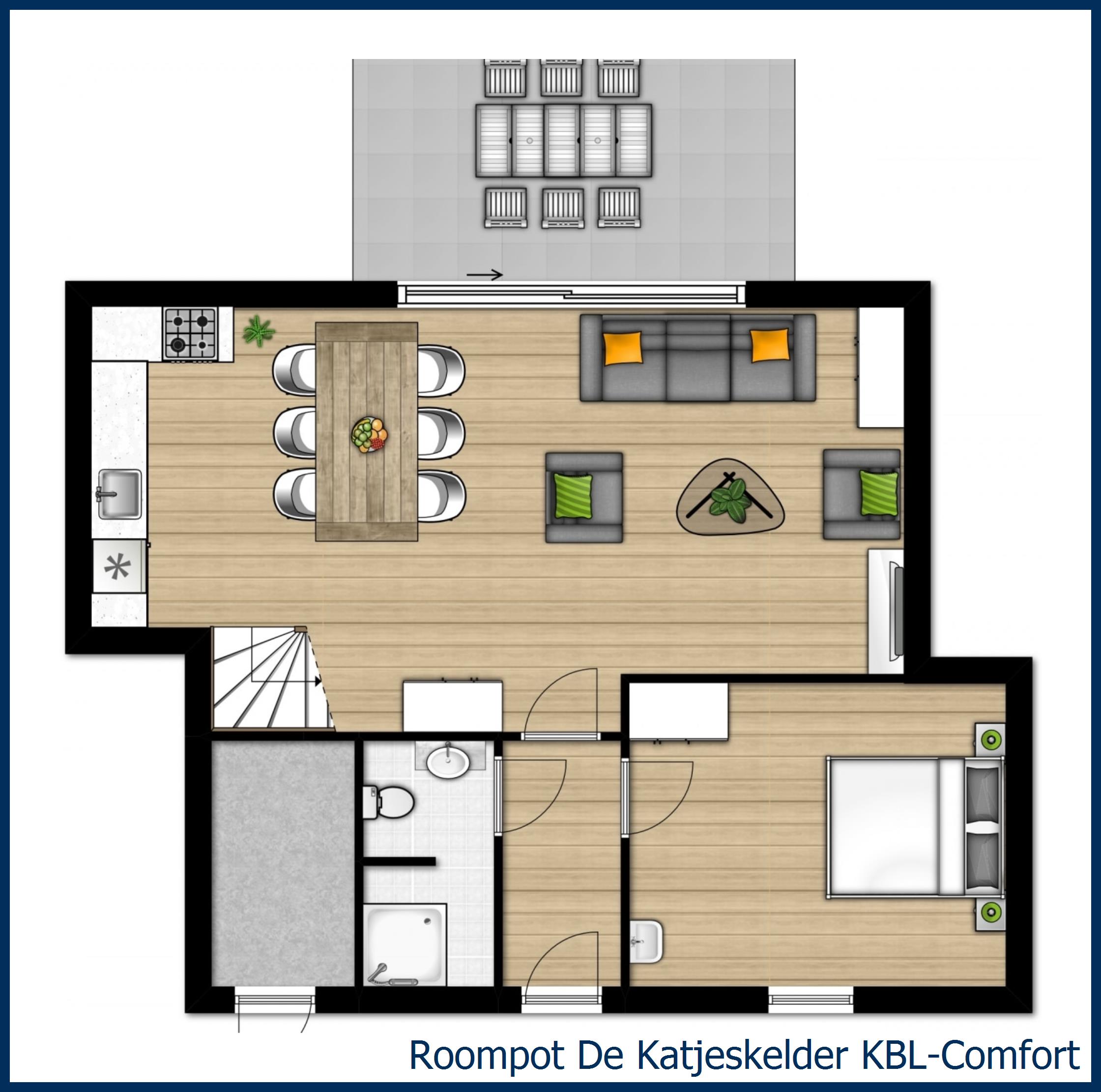 Bungalow KBL-Comfort à De Katjeskelder