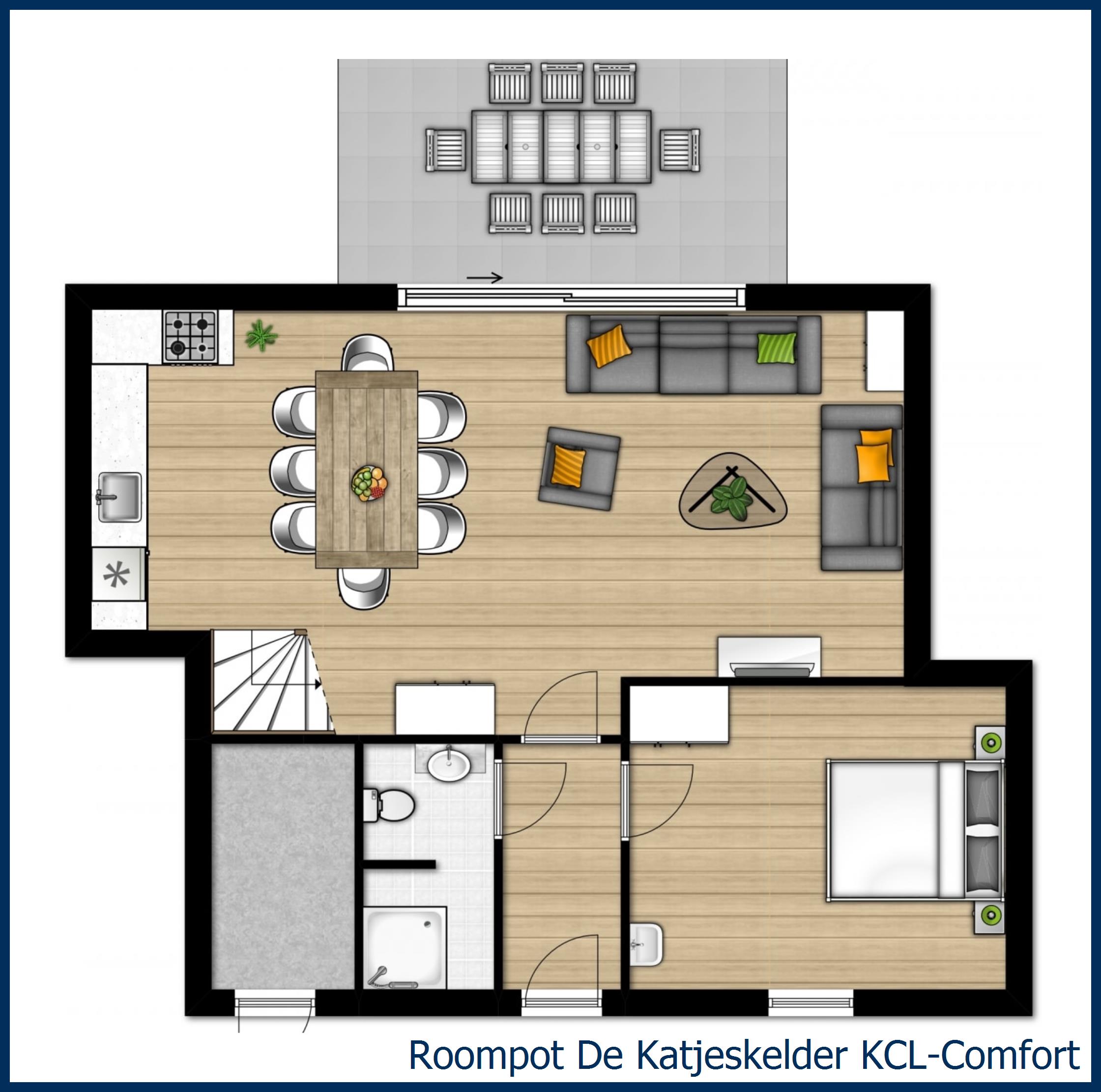 Bungalow KCL-Comfort à De Katjeskelder