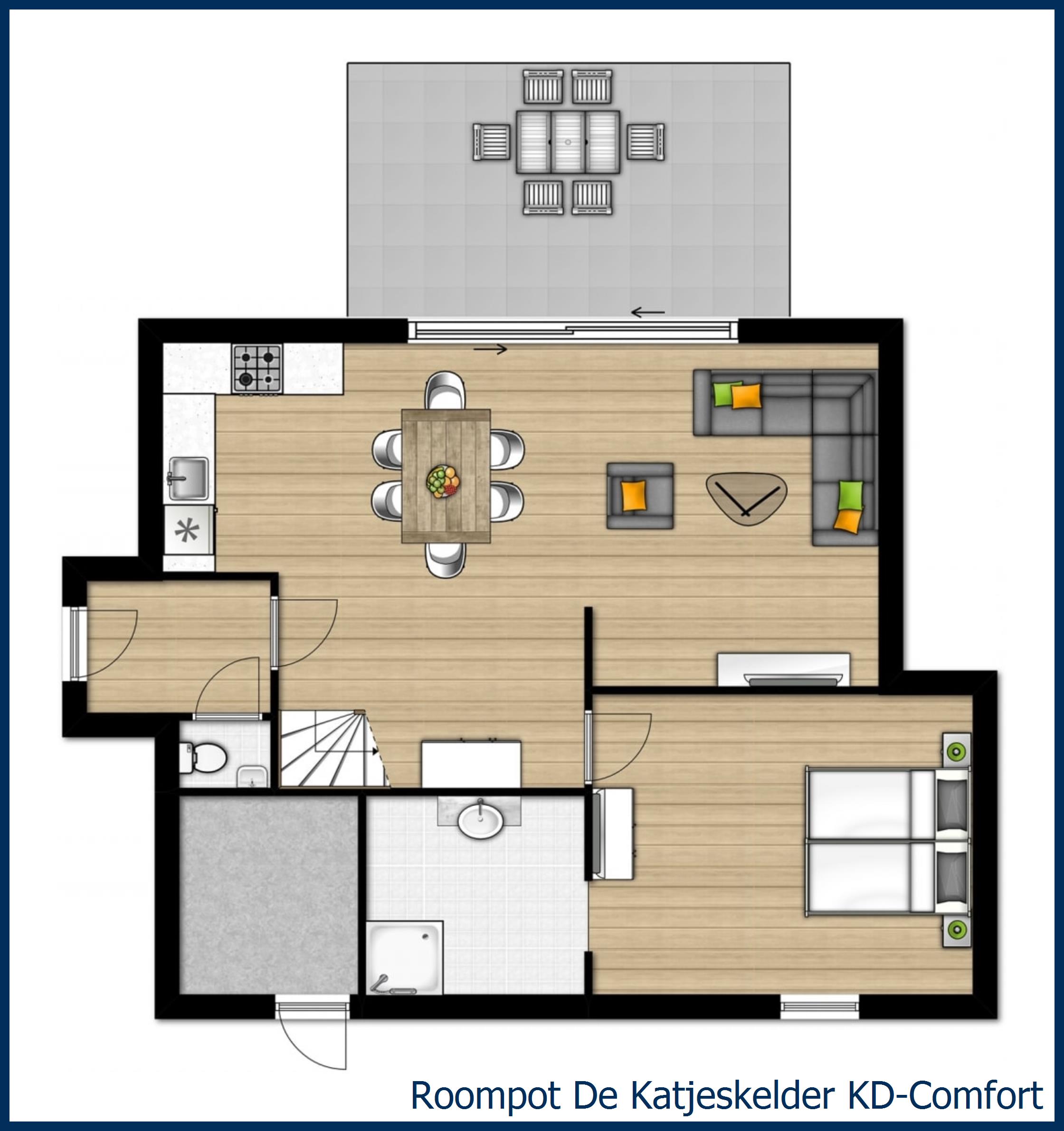 Bungalow KD-Comfort in De Katjeskelder