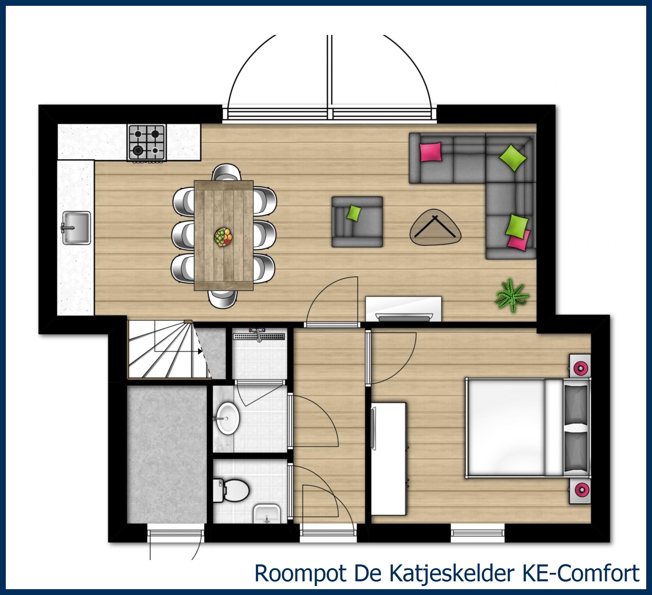 Bungalow KE-Comfort in De Katjeskelder