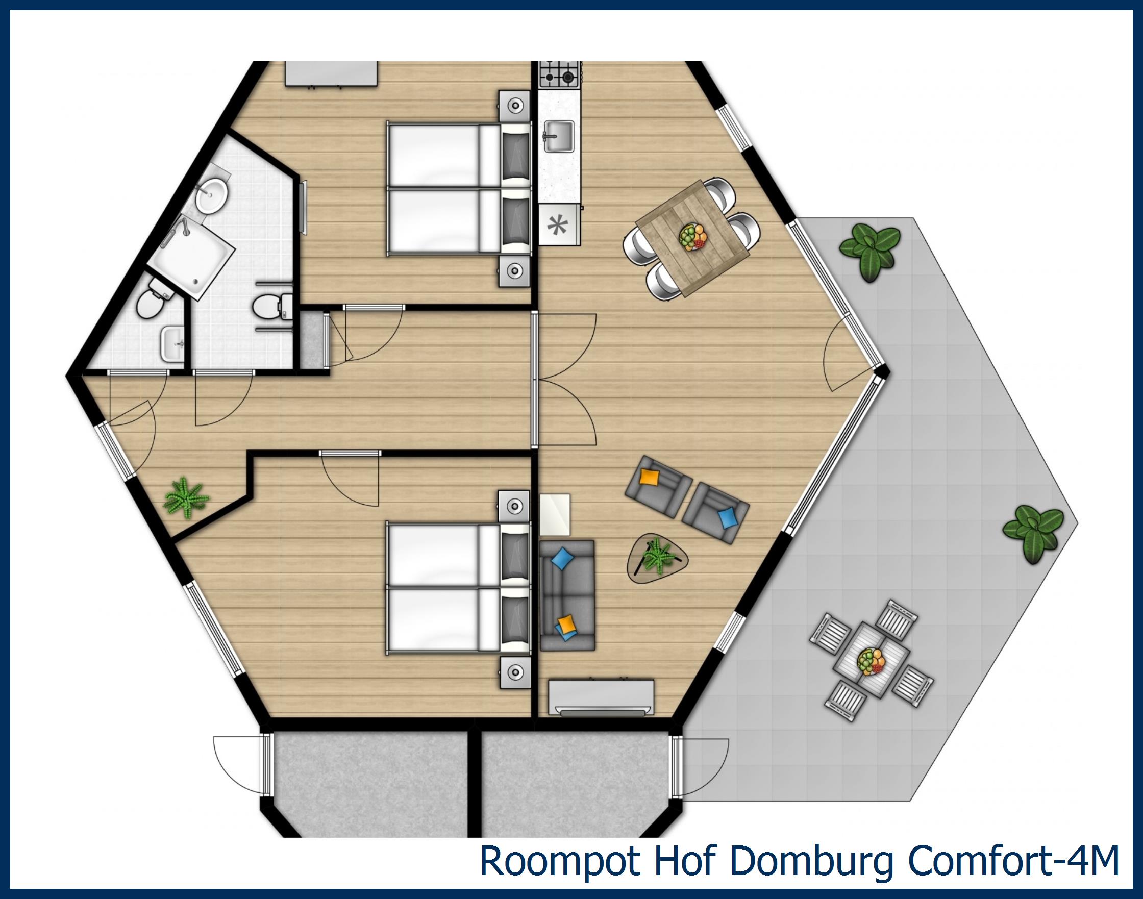 Comfort 4M Comfort-4M in Hof Domburg