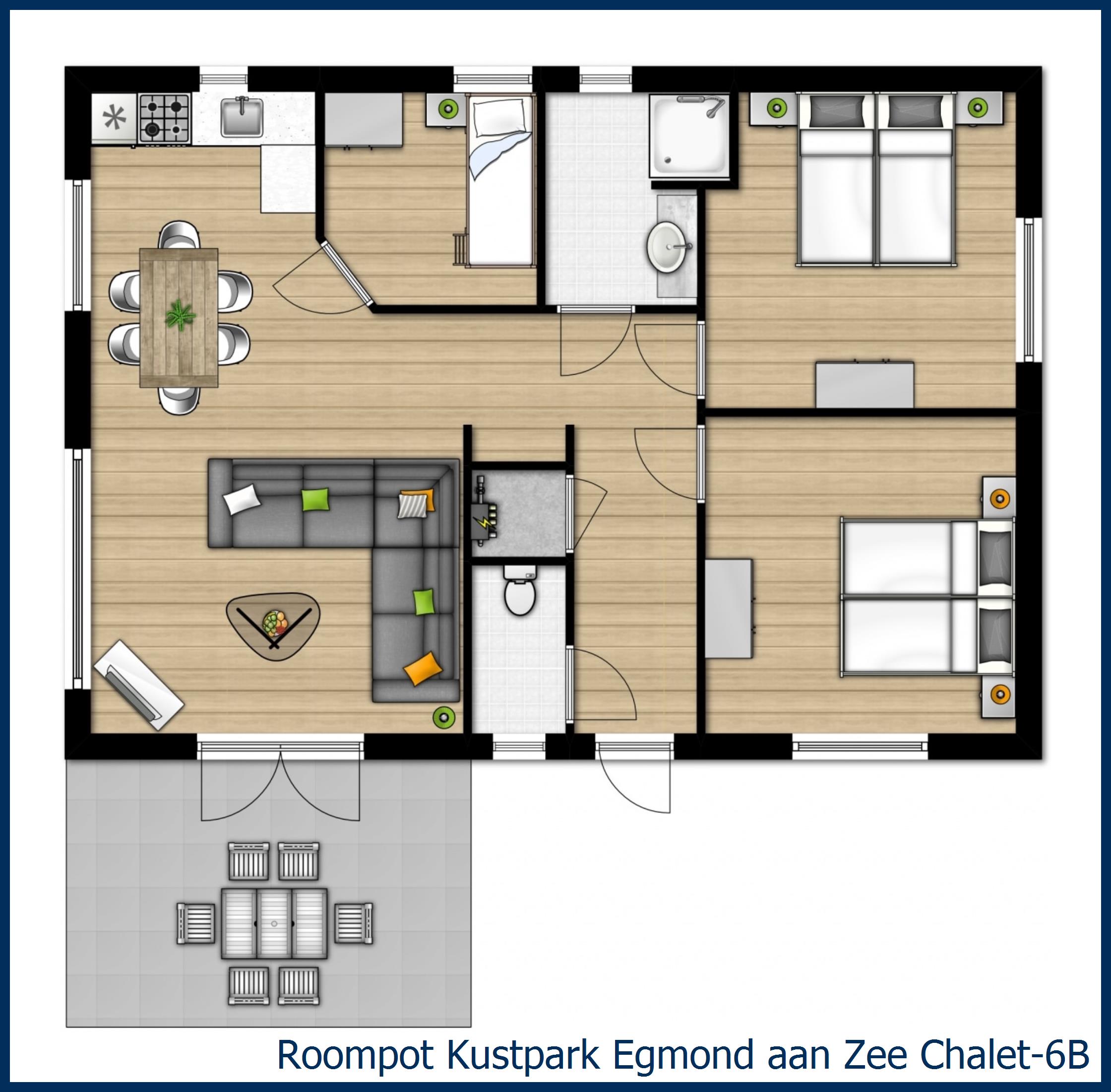 Chalet 6B à Kustpark Egmond aan Zee