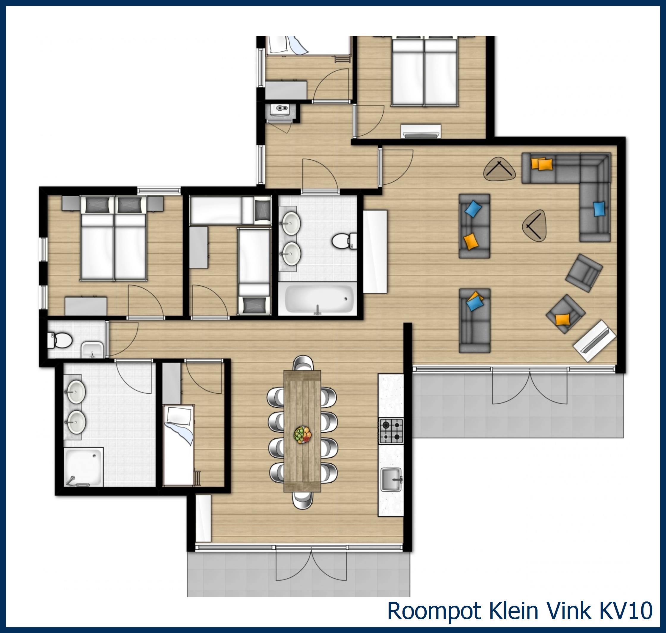 Bungalow KV10 à Klein Vink