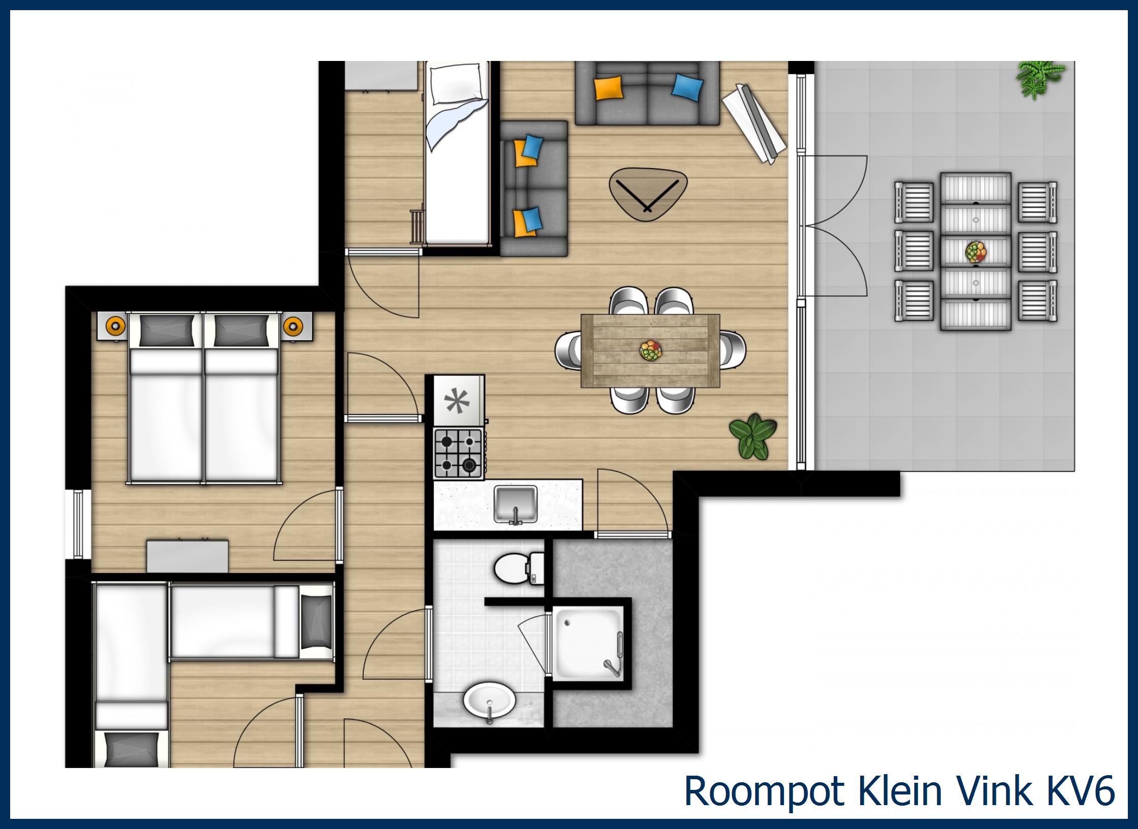 Bungalow KV6 à Klein Vink