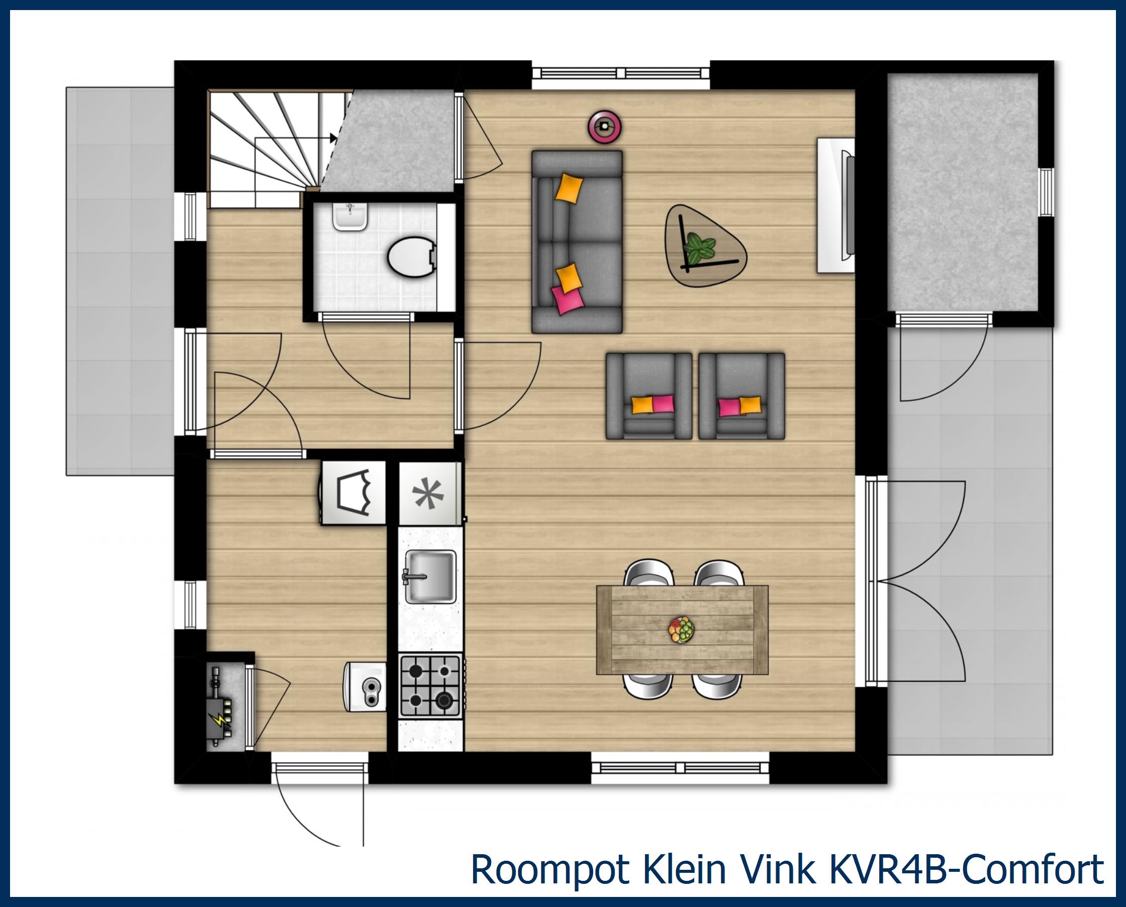 Villa KVR4B-Comfort à Klein Vink
